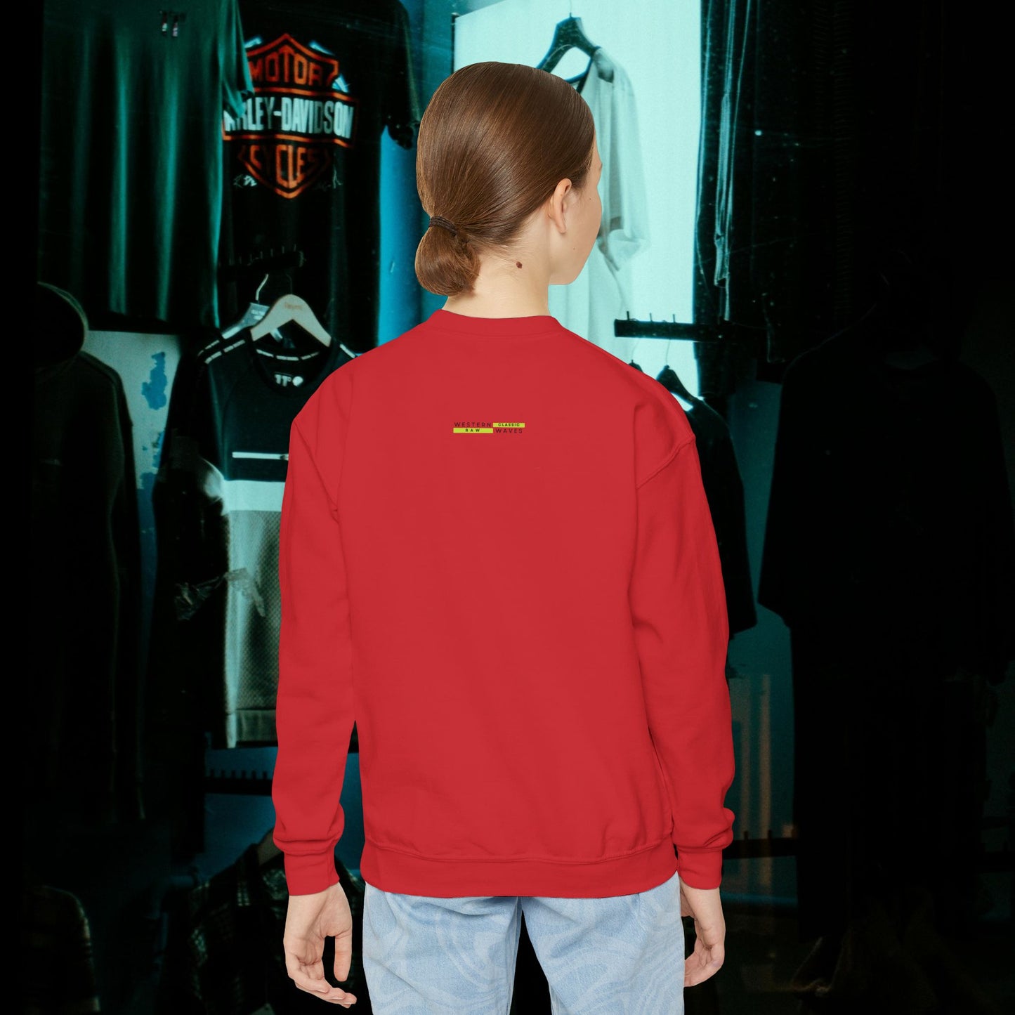 Youth Crewneck Sweatshirt_ N2+ Series YCNSS PT2WW004_ Limited Edition Perfect Companion for the School, Sports & Casual hangouts by WesternWaves: