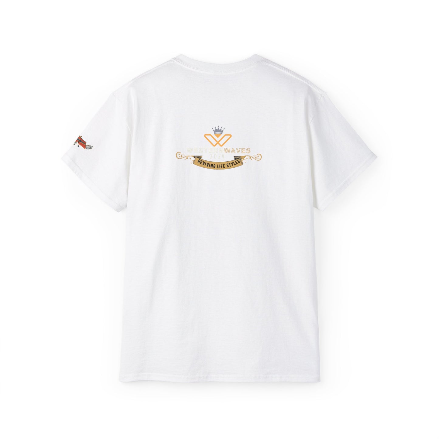 Unisex Ultra Cotton Tee_ Classic Comfort Unleashed_ N+ Series USUCTEE PT2WW001_ WesternWaves Limited Edition: