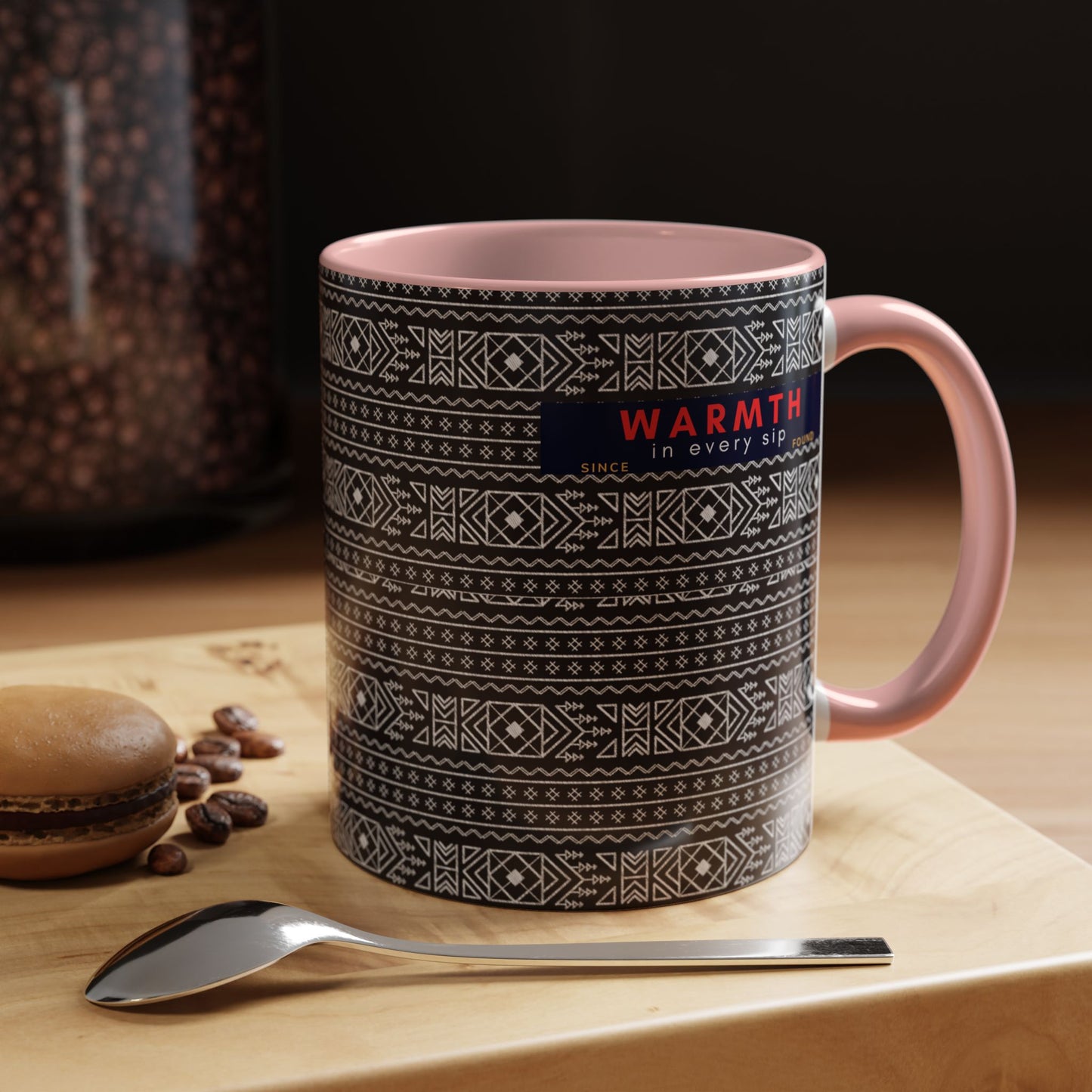 Accent Coffee Mug 11, 15oz_ N2 Series ACM11OZ PT2WW007_ Vibrant Limited Edition Design by WesternWawes: