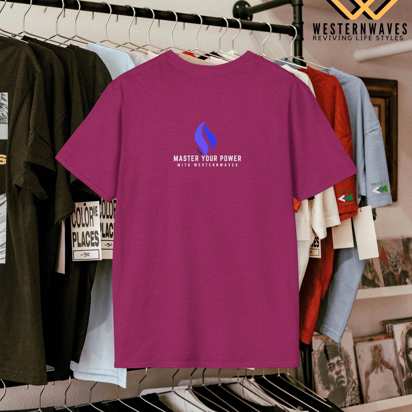 Unisex Softstyle T-Shirt_ N3+ Series USSSTS PT2WW001_ Limited Edition Versatile Style and Comfort by WesternWaves: