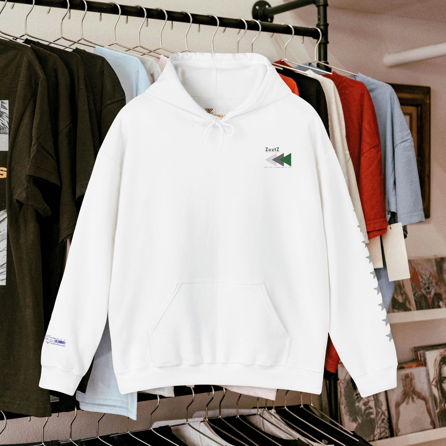 Unisex Heavy Blend™ Hooded Sweatshirt_ N+ Series USHBHSS PT2WW001_ Limited Edition by WesternWaves: