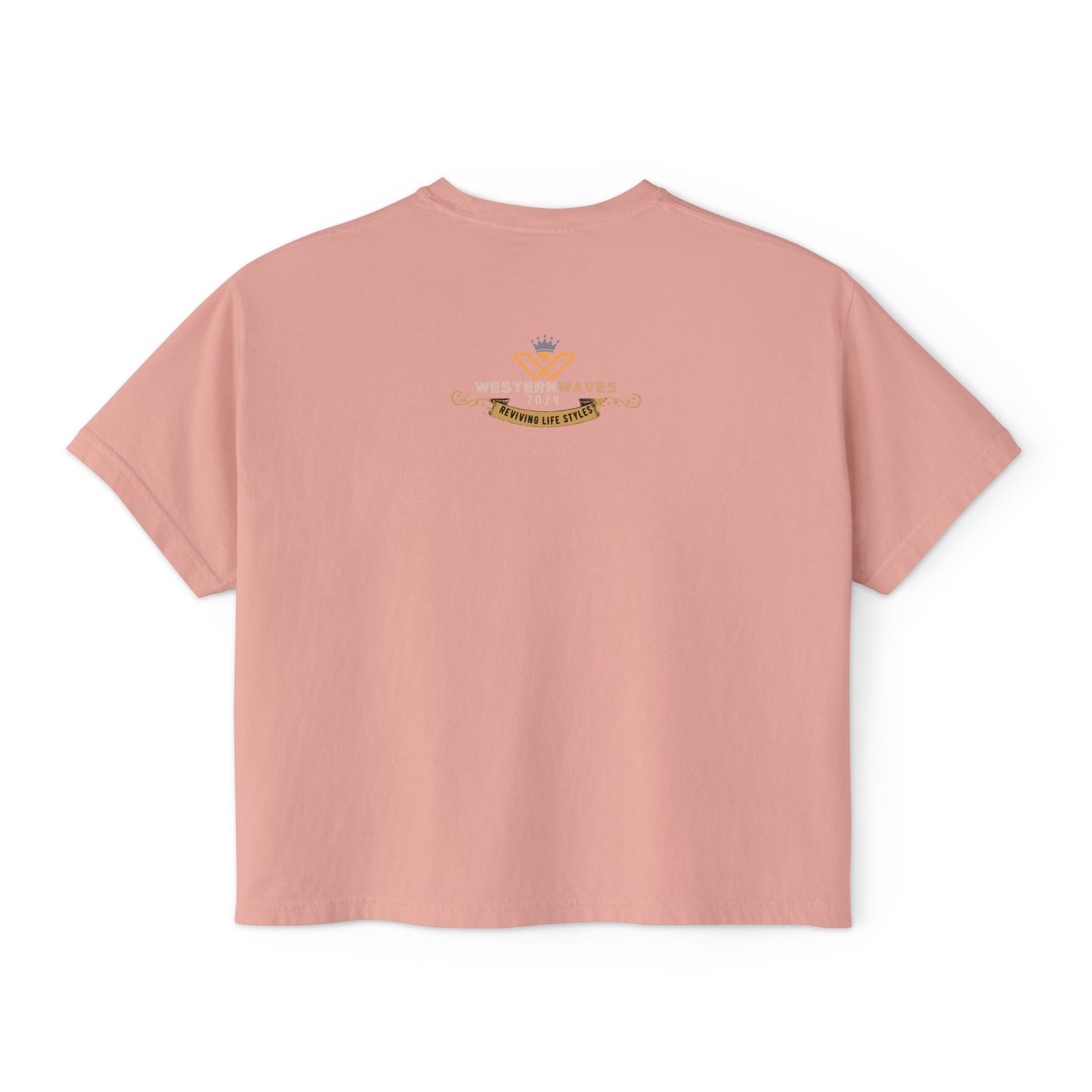 Women's Boxy Tee – N Series WBTEE PT2WW003_ limited edition Ethical Cotton Comfort by WesternWaves: