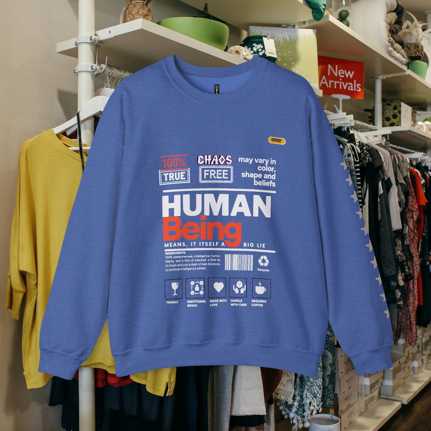 Unisex Heavy Blend™ Crewneck Sweatshirt_ N2 Series UHBCSS PT2WW019_ Limited Edition Pure Luxury By WesternWaves: