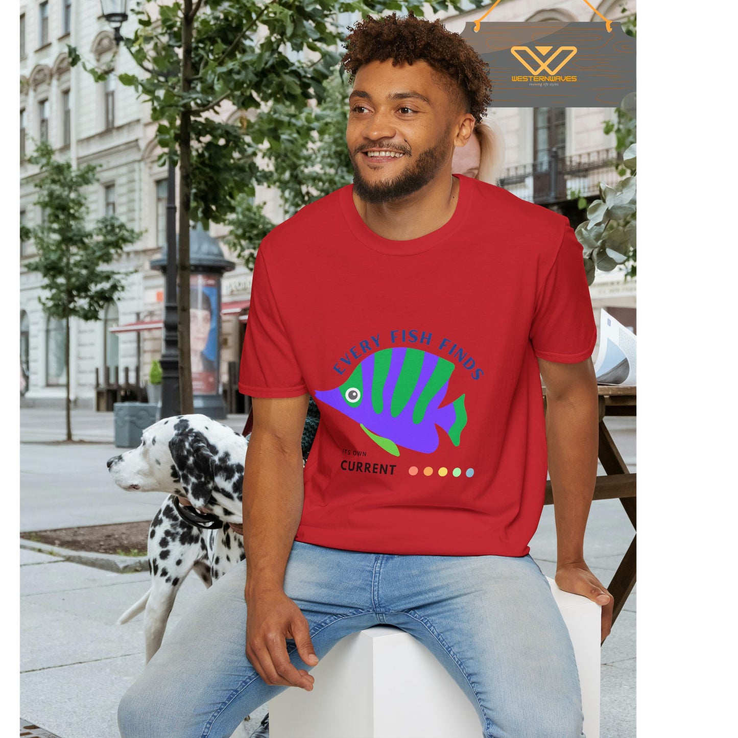 Unisex Softstyle T-Shirt_ N+ Series USSTS FT2WW009_ Limited Edition by WesternWaves: