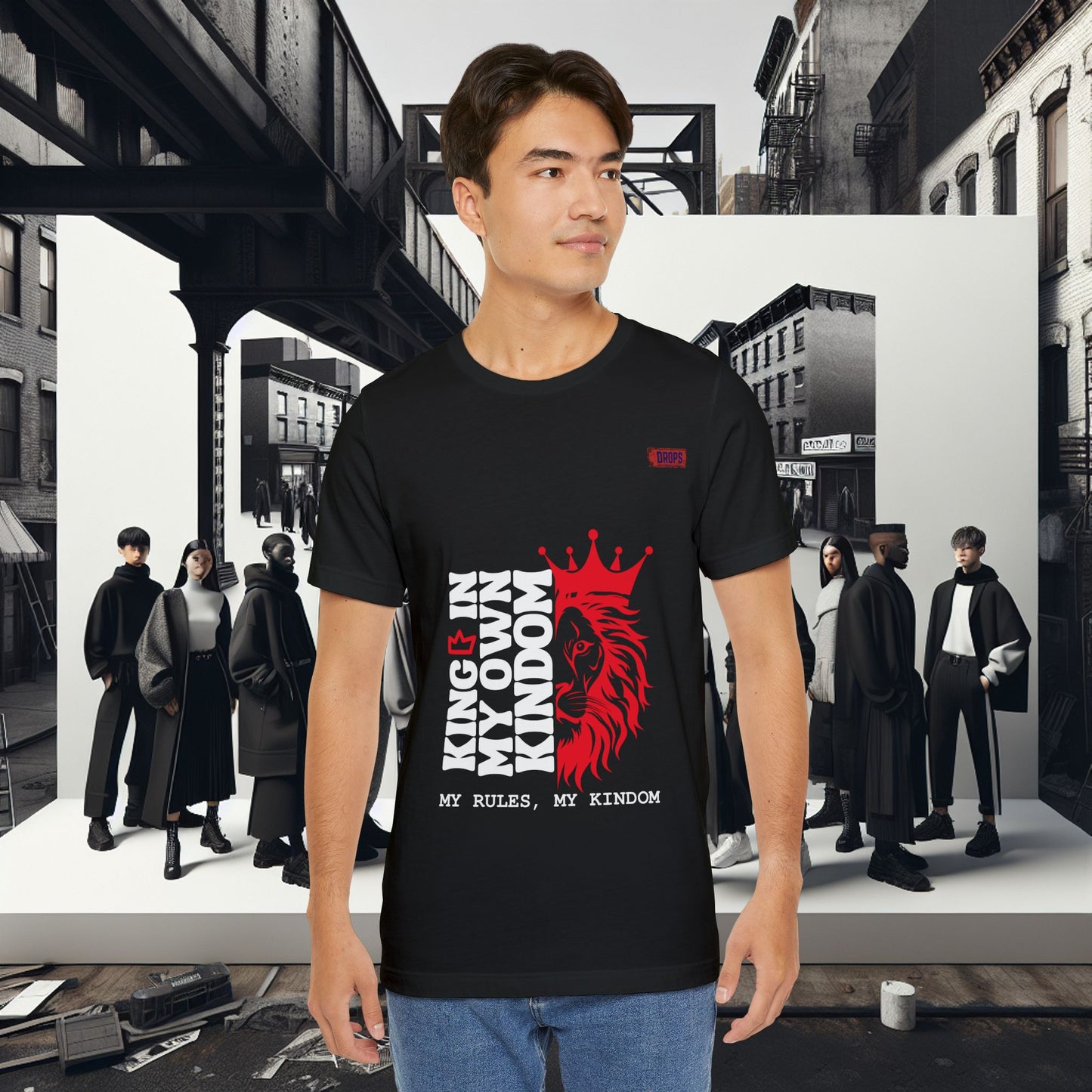 Casual Tee_ Series UWD 070_ Limited Edition Casual Streetwear Tee by WesternWaves:
