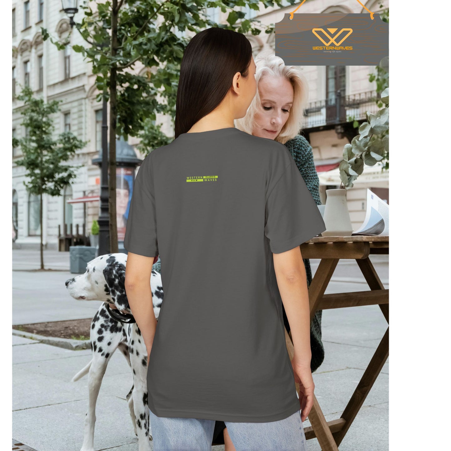 Unisex Sueded T-Shirt_ N8* Series USSTSHIRT_ Limited Edition Casual Elegance by WesternWaves: