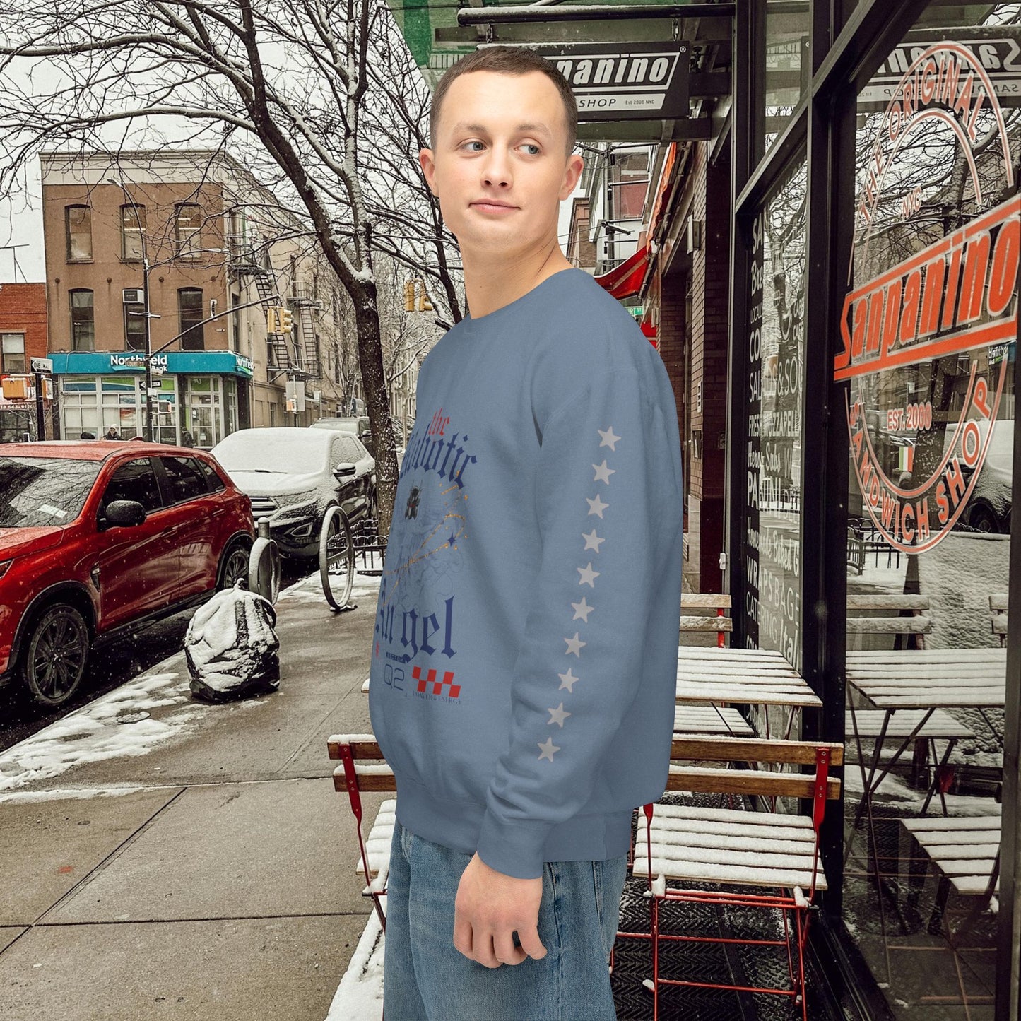 Unisex Lightweight Crewneck Sweatshirt_ N3+ Series ULWCSS PT2WW012_ Limited Edition Unparalleled Quality by WesternWaves:
