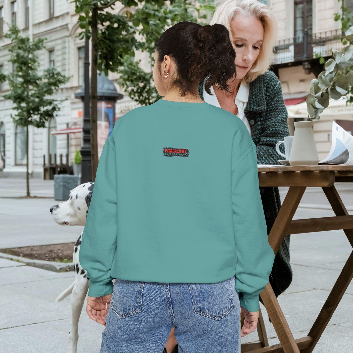 Unisex Garment-Dyed Sweatshirt_ N2 Series USGDSS PT2WW002_ Limited Edition Masterpiece of ‘ZeztZ’ Sports Brand _ Luxury & Casual Comfort by WesternWaves: