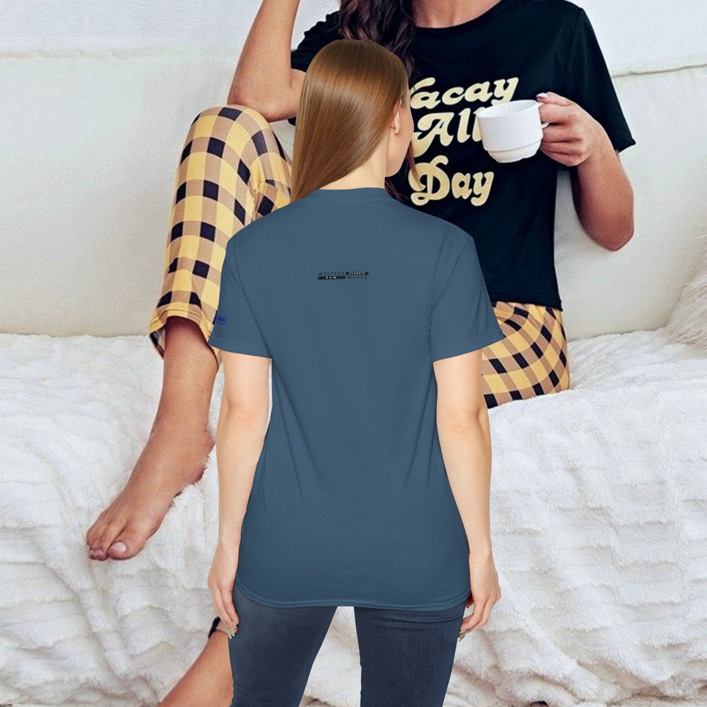 Unisex Ultra Cotton Tee_ Classic Comfort Unleashed_ N2 Series USUCTEE PT2WW002_ Limited Edition Maximum Comfort & Style by WesternWaves: