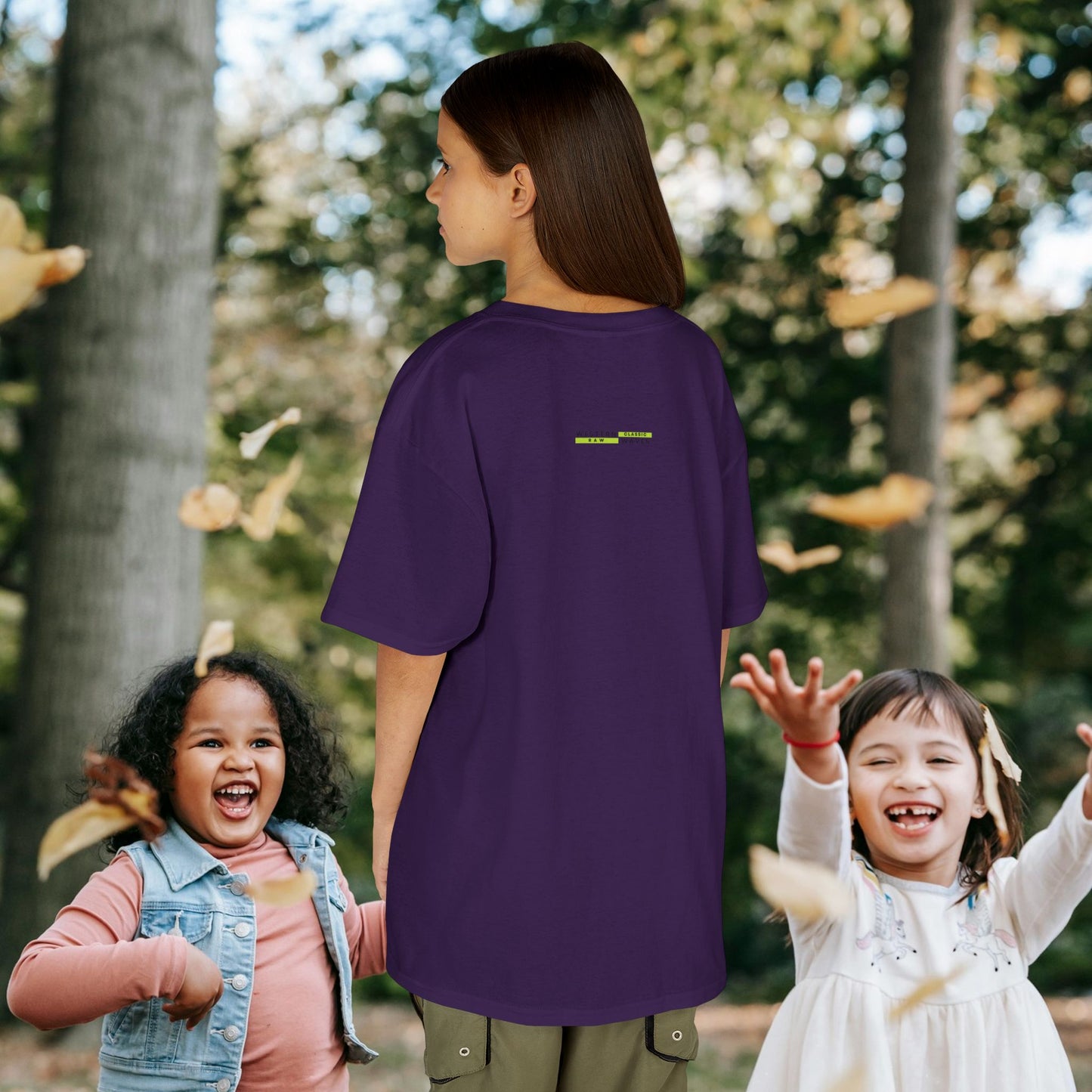 Kids Heavy Cotton™ Tee_ N3+ Series KHCT PT2WW004_ Limited Edition Durable Comfort for Every Adventure by WesternWaves: