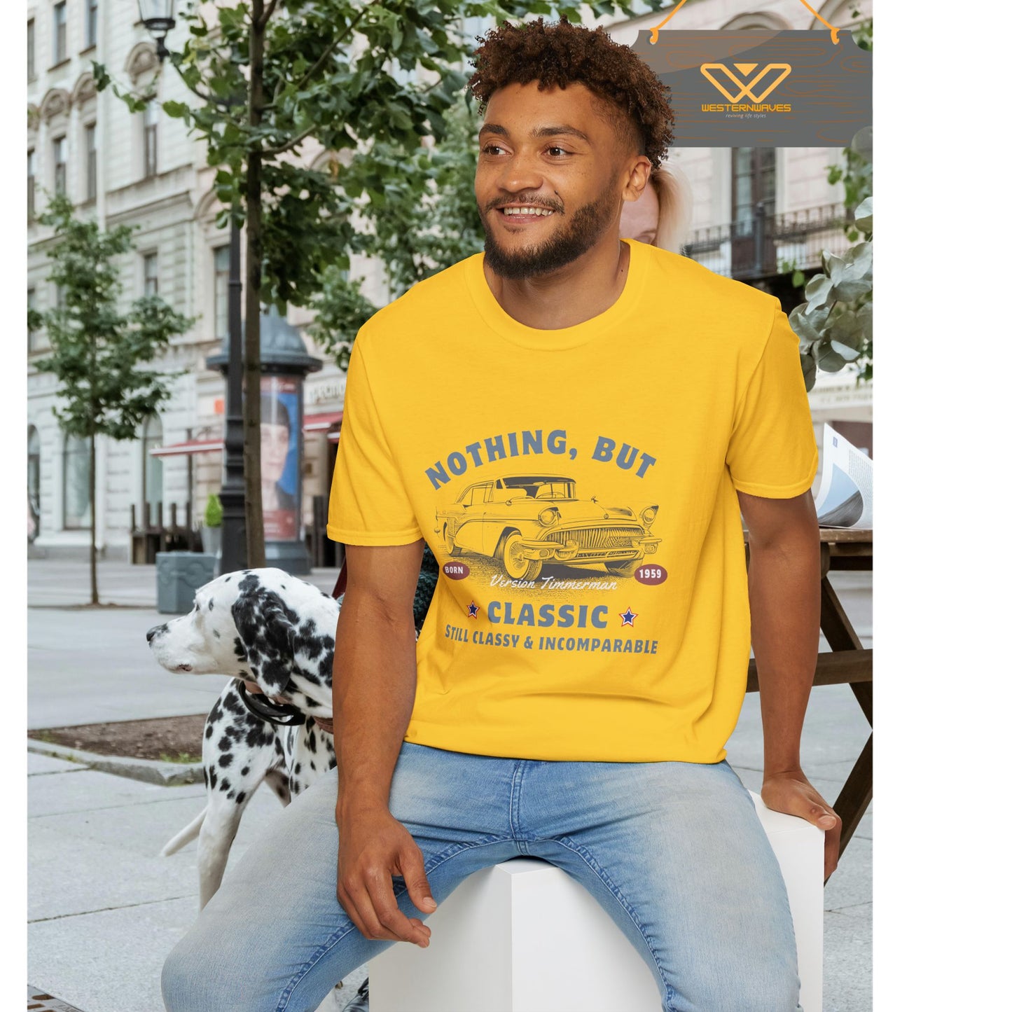 Unisex Softstyle T-Shirt_ N3+ USSTS FT2WW005_ Redefine Relaxation Limited Edition by WesternWaves:
