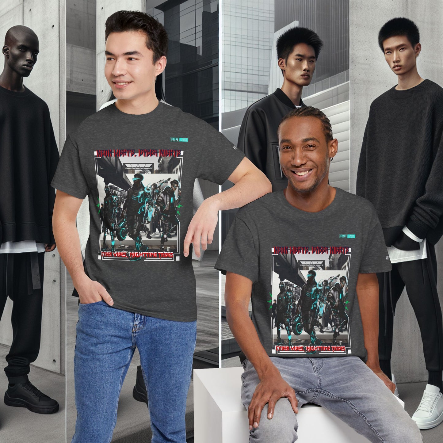 Unisex Heavy Cotton Tee_ N8+ Series USHOSTEE_ PT2WW003_ 01 Oct 2025_ Limited Edition Casual Wear by WesternWaves: