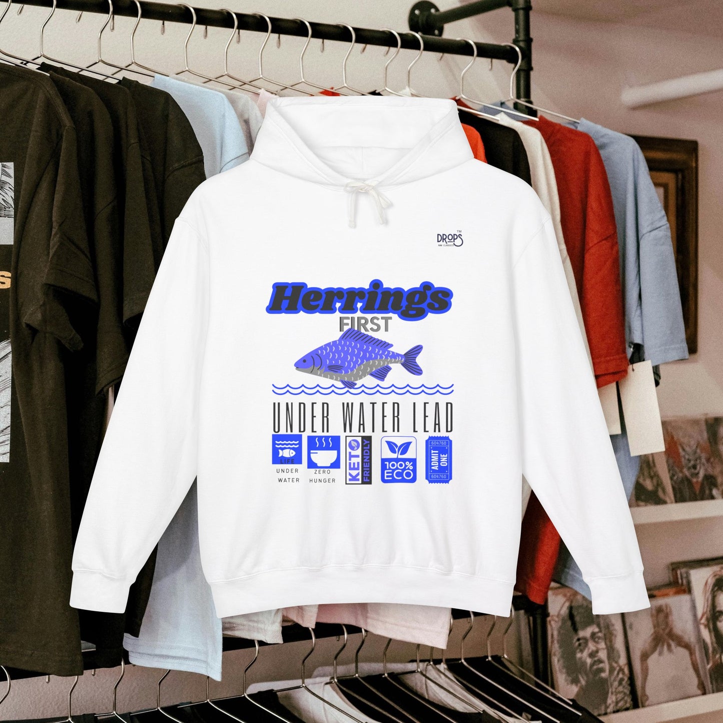 Unisex Lightweight Hooded Sweatshirt – N2+ Series USLWHSS PT2WW026_ Limited Edition Crafted Comfort by WesternWaves: