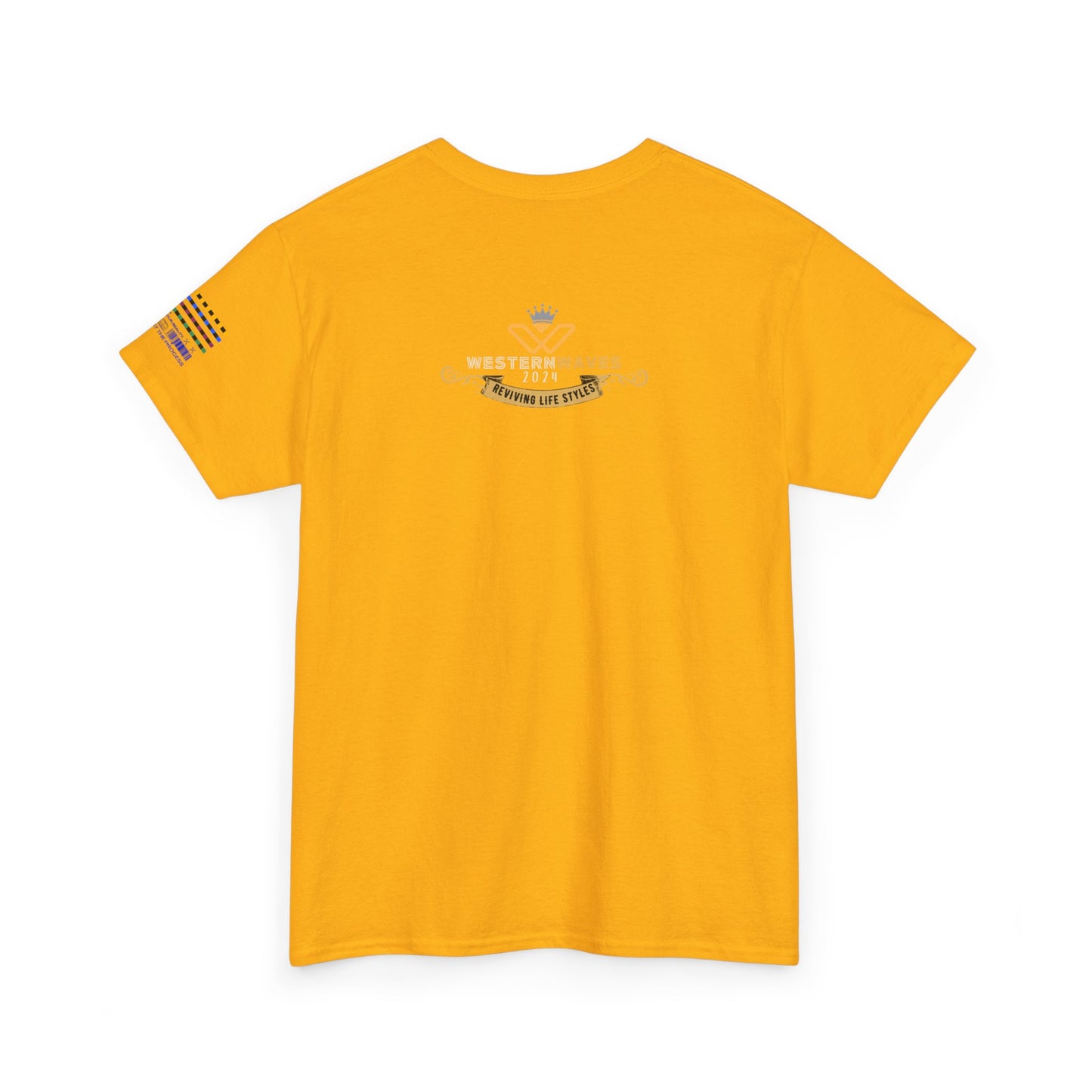 Unisex Heavy Cotton Tee_ Crafted from premium 100% cotton_ N+ Series UHCT PT2WV002_ Limited Edition by WesternWaves: