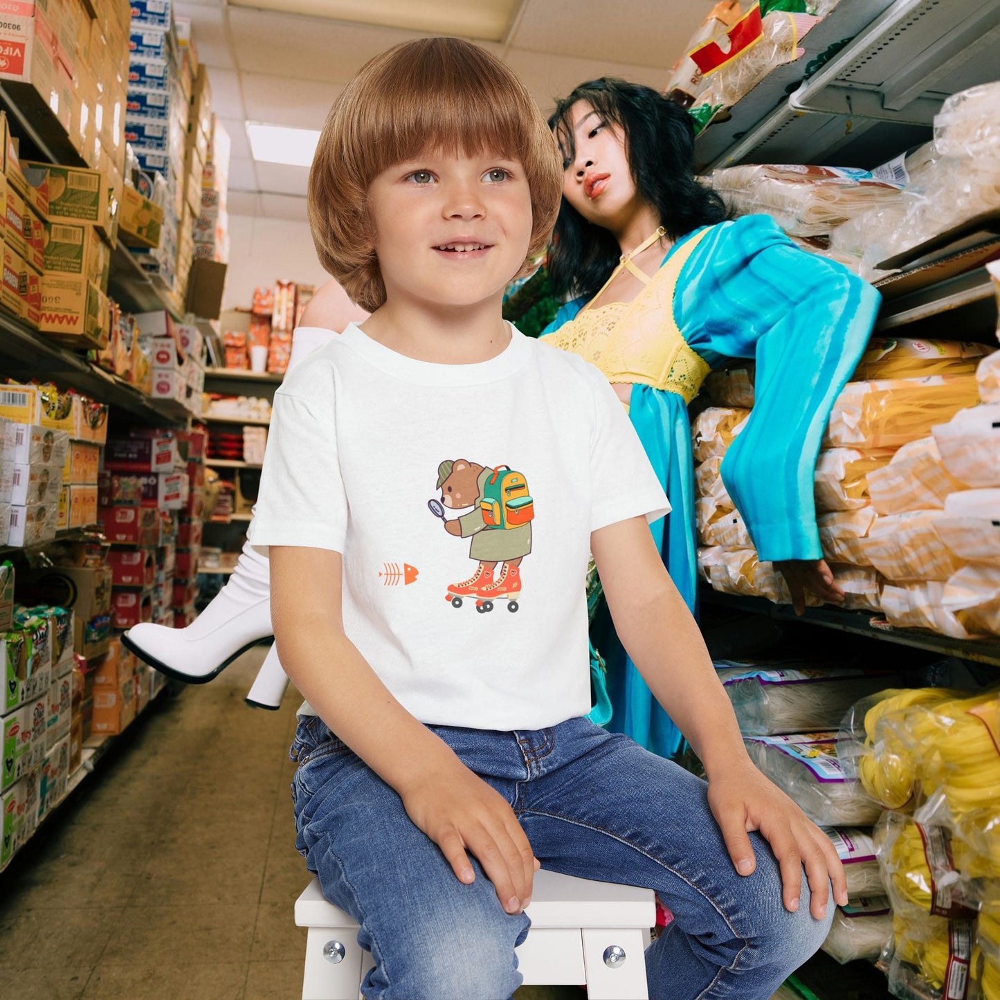 Heavy Cotton™ Toddler T-shirt - N5 Series HCT PT2BC010_ Eco-Friendly Comfort of Limited Edition of WesternWaves: