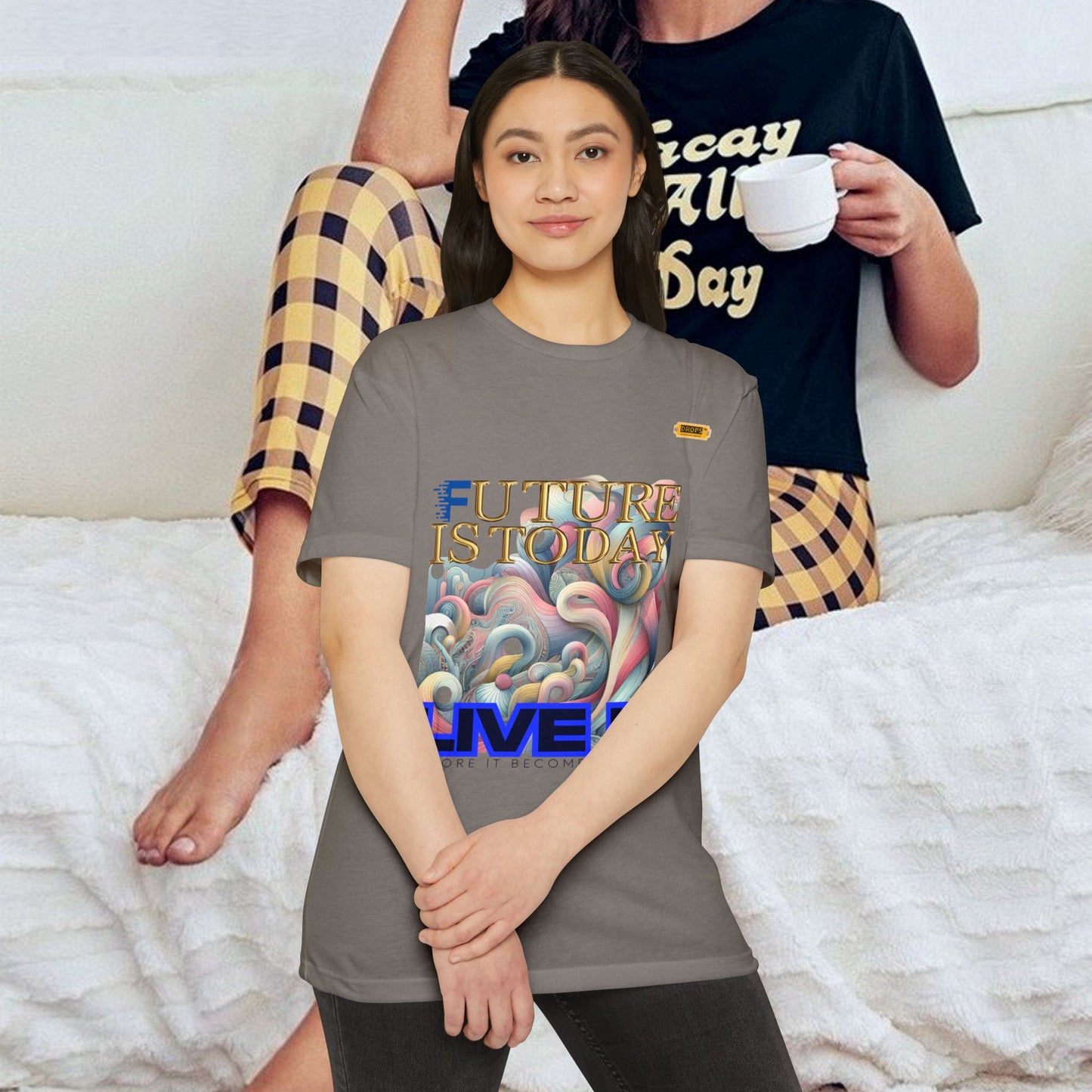Unisex CVC Jersey T-shirt_ 16 June 2025_ Limited Edition Casual Fashion by WesternWaves:
