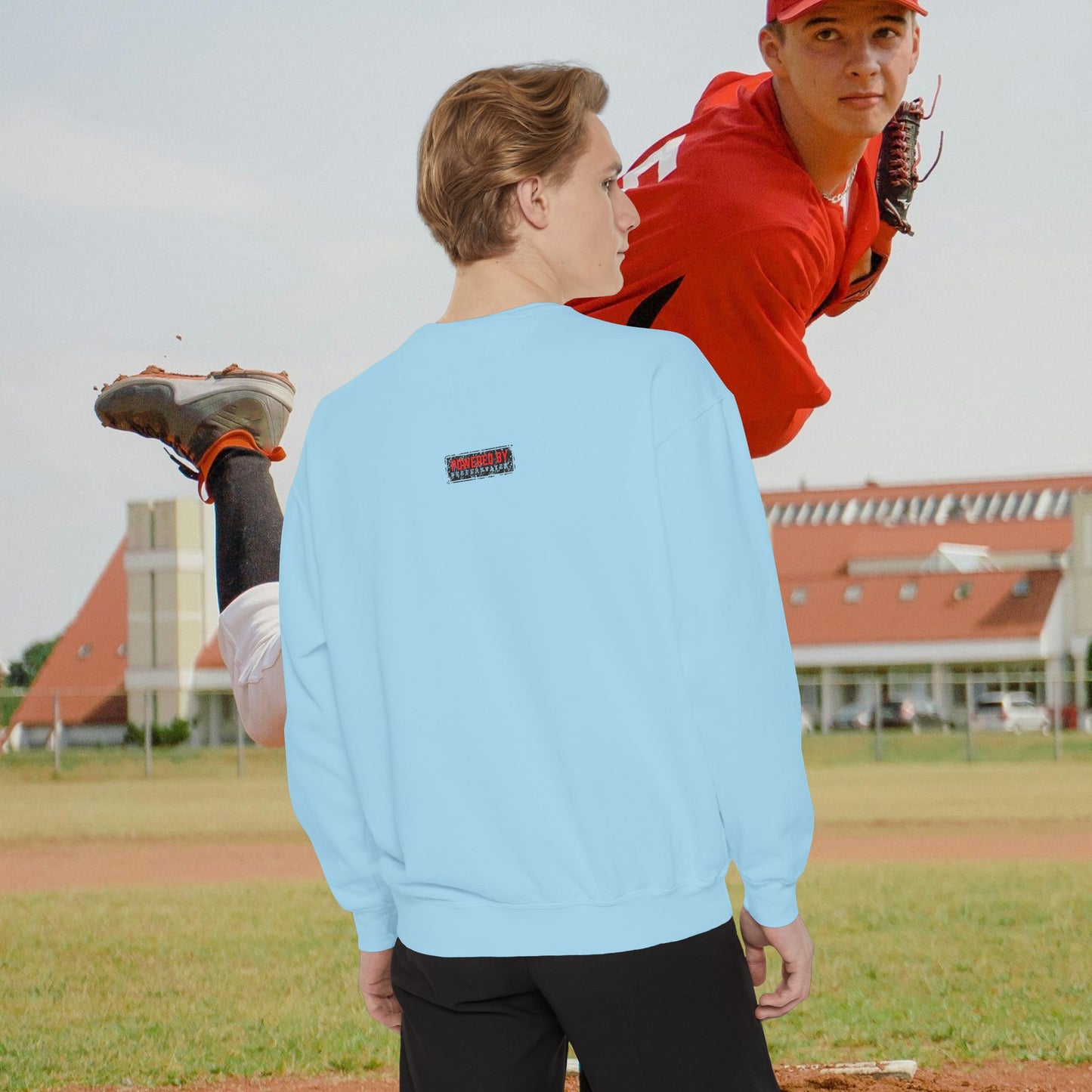Unisex Garment-Dyed Sweatshirt_ N2 Series USGDSS PT2WW002_ Limited Edition Masterpiece of ‘ZeztZ’ Sports Brand _ Luxury & Casual Comfort by WesternWaves: