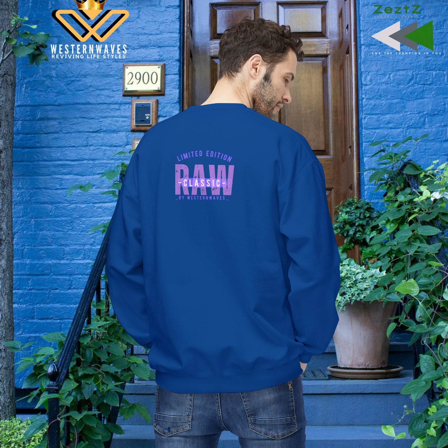 Softstyle Fleece Sweatshirt - N3+ Series SSFSS PT2WW001_ Limited Edition Cozy, Eco-Friendly, Unisex product by WesternWaves: