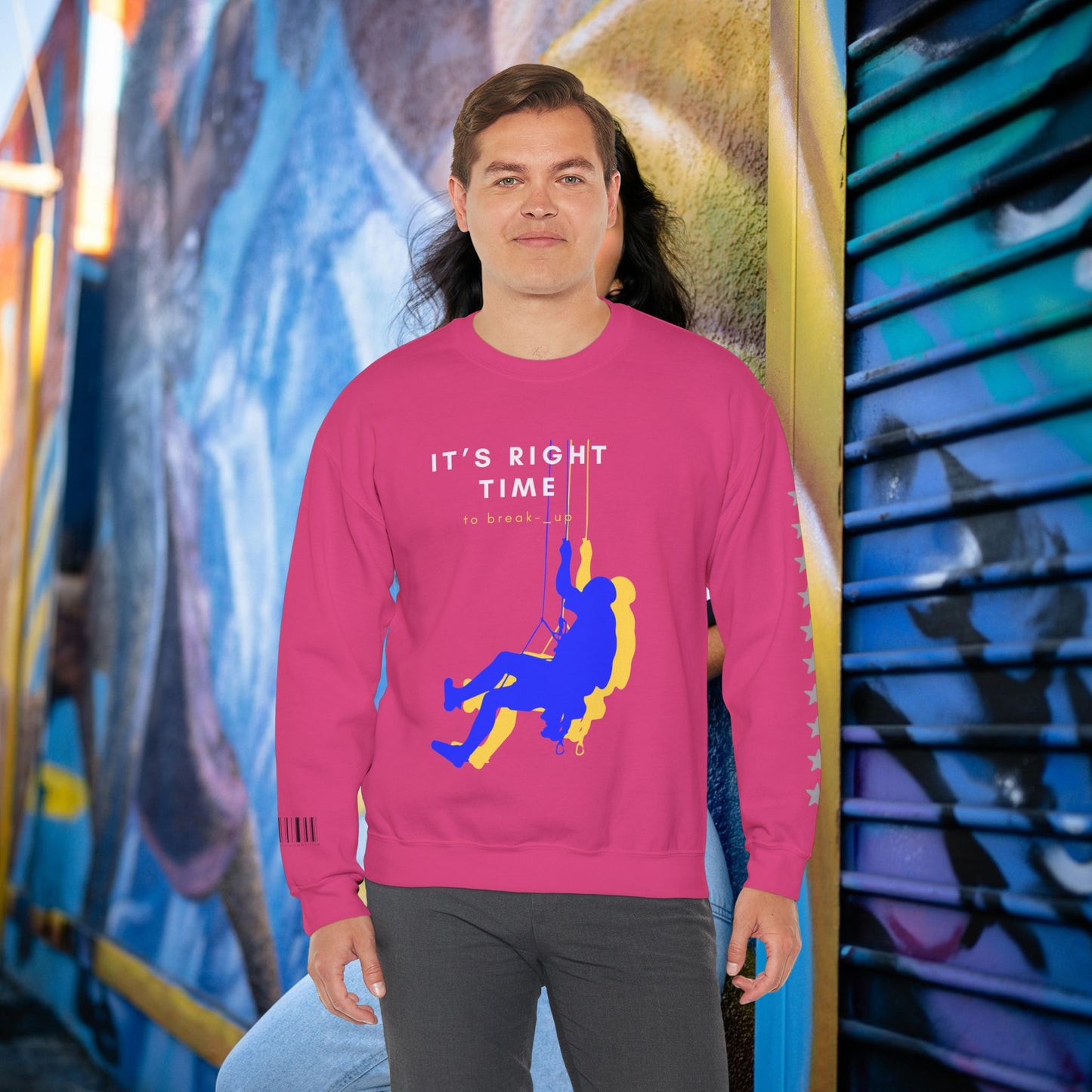 Unisex Heavy Blend™ Crewneck Sweatshirt_ N3+ Series UHBCSS PT2WW020_ Limited Edition by WesternWaves: