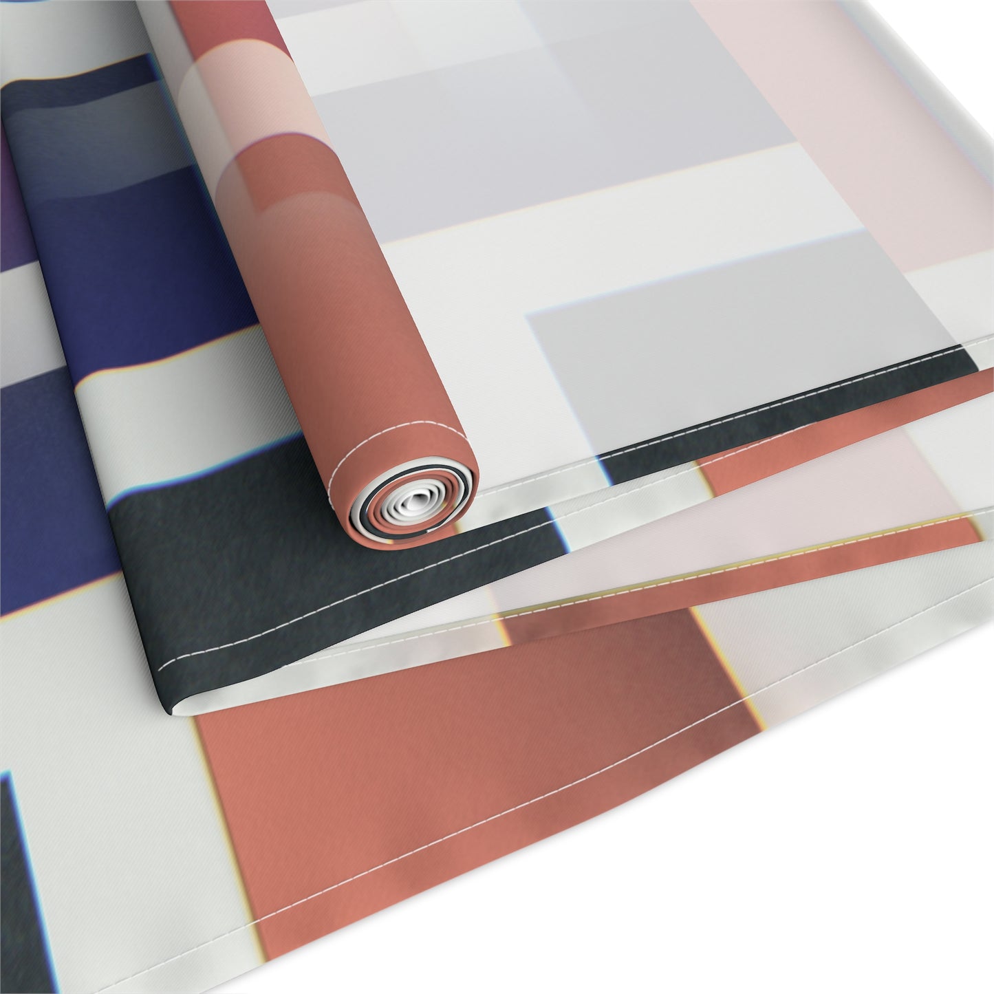 Table Runner (Cotton, Poly)_ Modern Abstract Table Runner for Stylish Dining_ N7+ Series TRUNNER PT2WW004_ Limited Edition by WesternWaves_