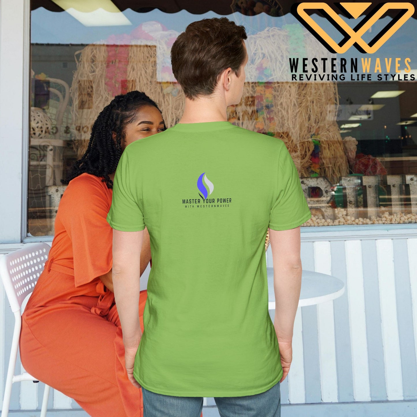 Unisex Softstyle T-Shirt_ N2+ Series USSTS FT2WW003_ Redefines Relaxation Limited Edition by WesternWaves: