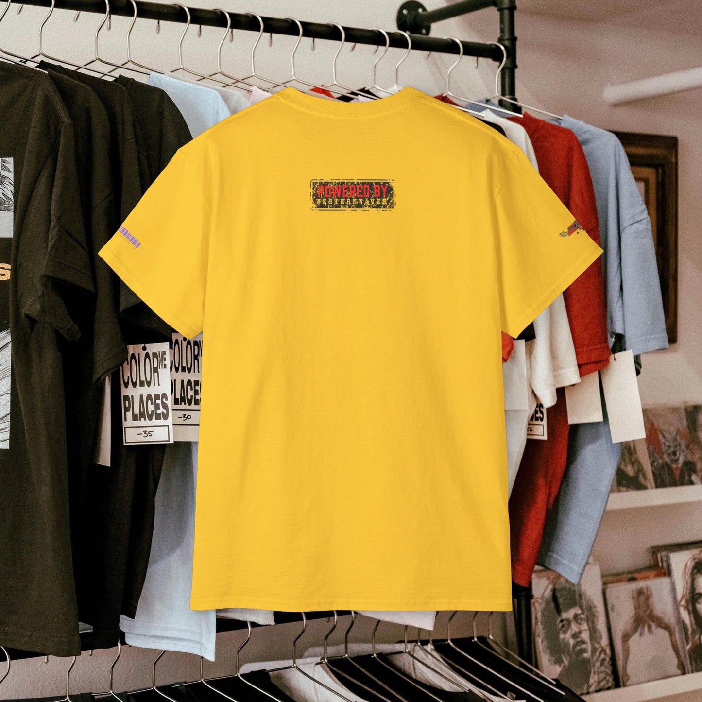 Unisex Ultra Cotton Tee_ Classic Comfort Unleashed_ N2 Series USUCTEE PT2WW004_ Limited Edition Maximum Comfort & Style by WesternWaves: