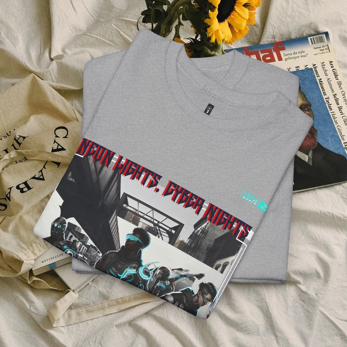 Unisex Heavy Cotton Tee_ N8+ Series USHOSTEE_ PT2WW003_ 01 Oct 2025_ Limited Edition Casual Wear by WesternWaves: