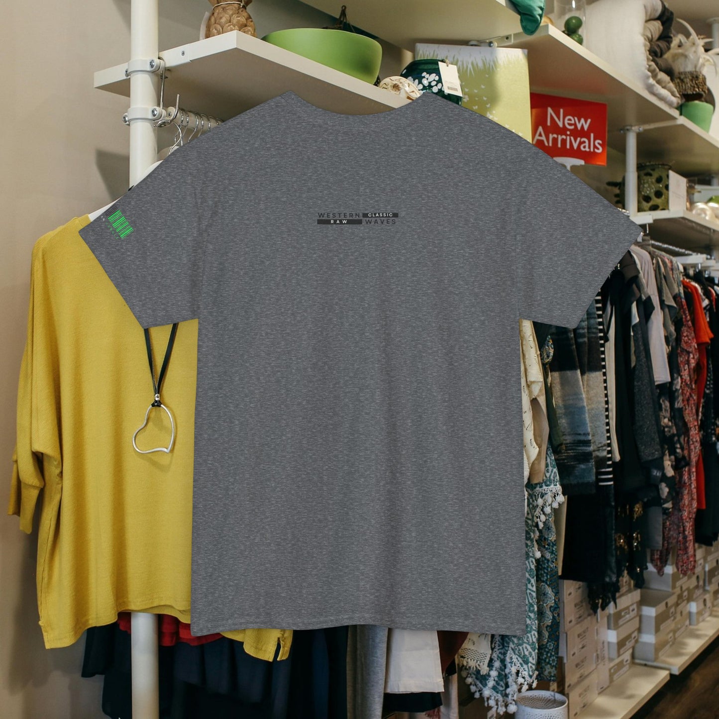 Unisex Heavy Cotton Tee_ Crafted from premium 100% cotton_ N2 Series UHCT PT2WW001_ Limited Edition Comfort & Durability by WesternWaves: