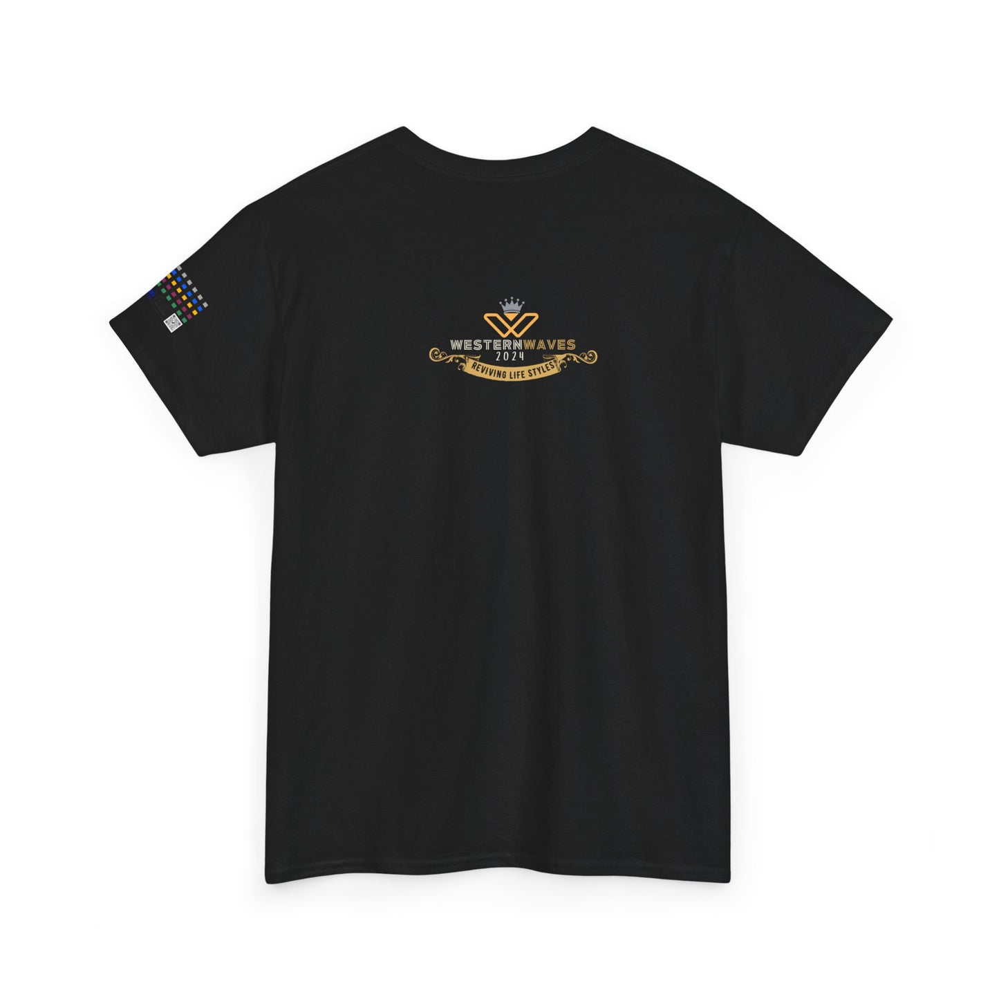 Unisex Heavy Cotton Tee_ Crafted from premium 100% cotton_ N+ Series UHCT PT2WV006_ Limited Edition by WesternWaves: