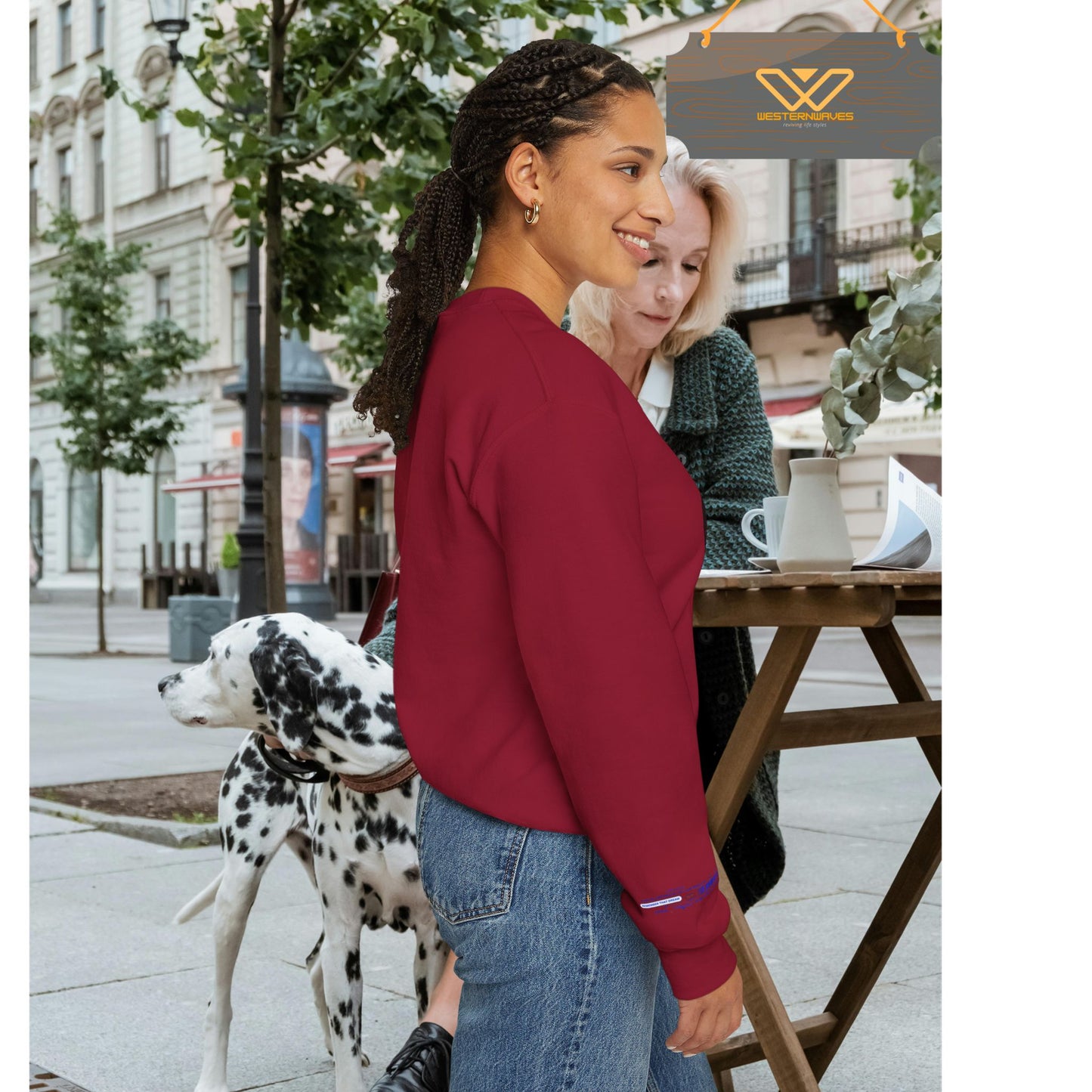 Unisex Heavy Blend™ Crewneck Sweatshirt_ N+ Series UHBCSS PT2WW028_ Limited Edition by WesternWaves: