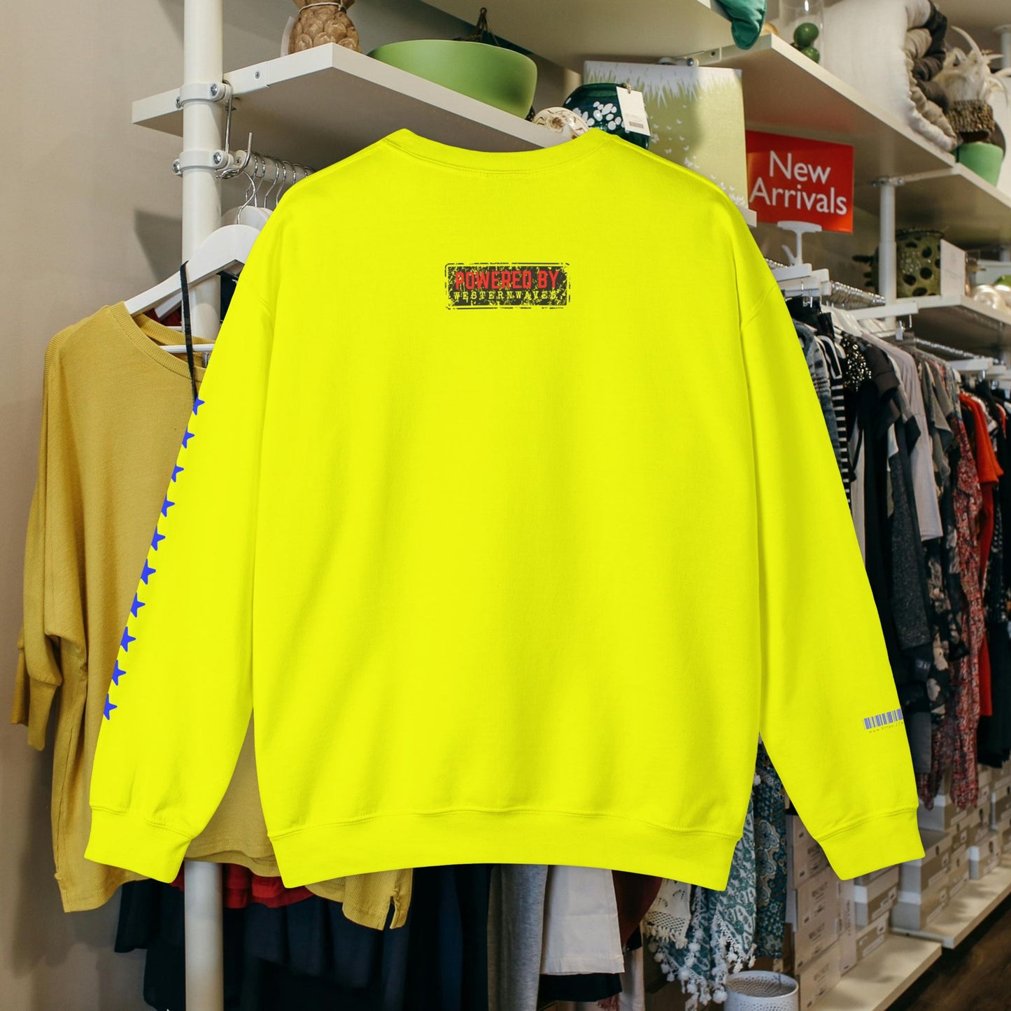 Unisex Heavy Blend™ Crewneck Sweatshirt_ N2 Sports Series UHBCSS PT2WW005_ Limited Edition ‘Zeztz’ Brand Sports Elements by WesternWaves: