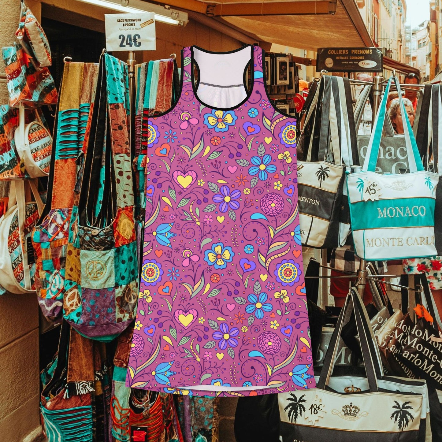 Women's Racerback Dress (AOP)_ N Series WRBD(AOP) PT2WW002_ Ultimate Comfort Limited Edition by WesternWaves: