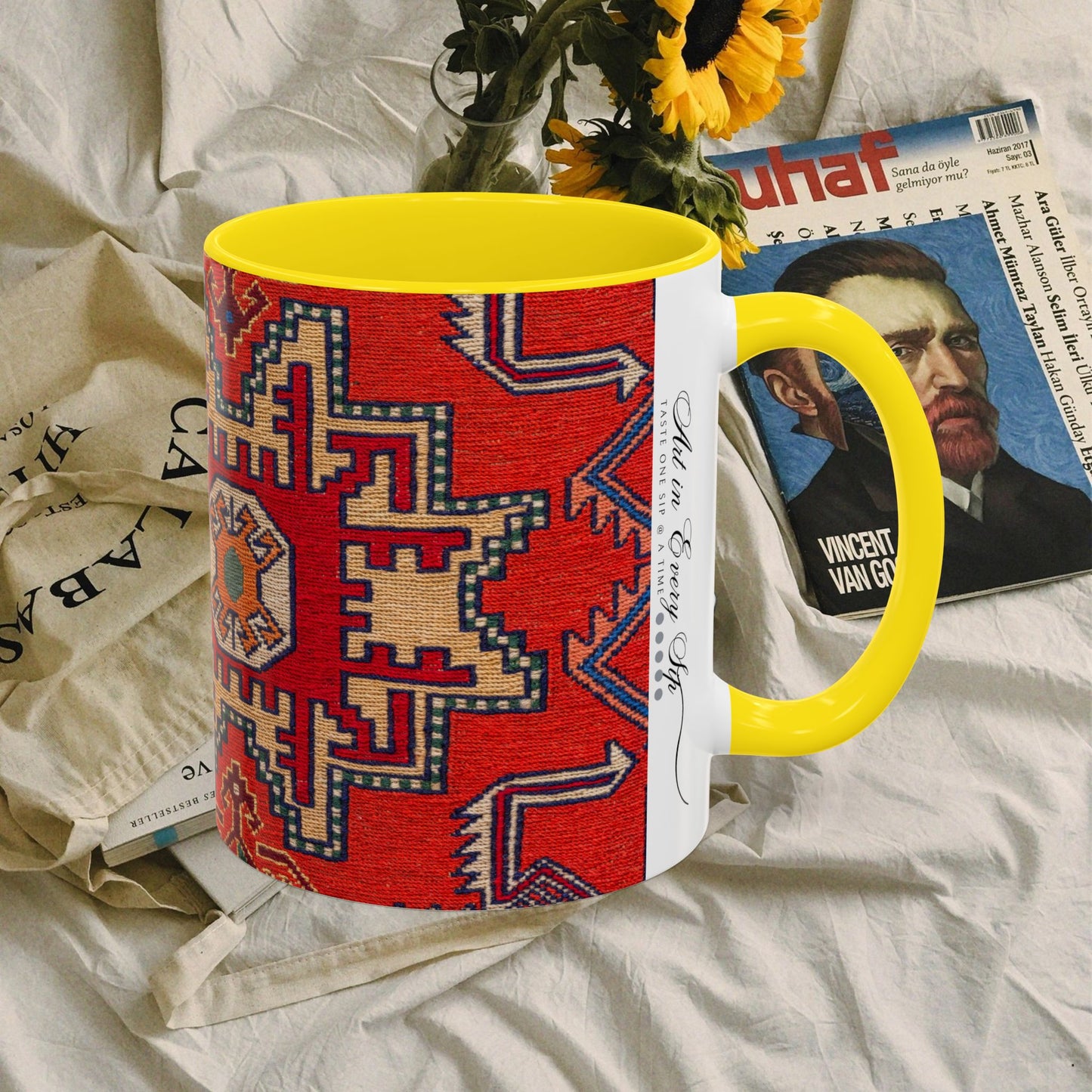 Accent Coffee Mug 11, 15oz_ N3+ Series ACM11OZ PT2WW019_ Limited Edition Perfect Blend of Style by WesternWaves: