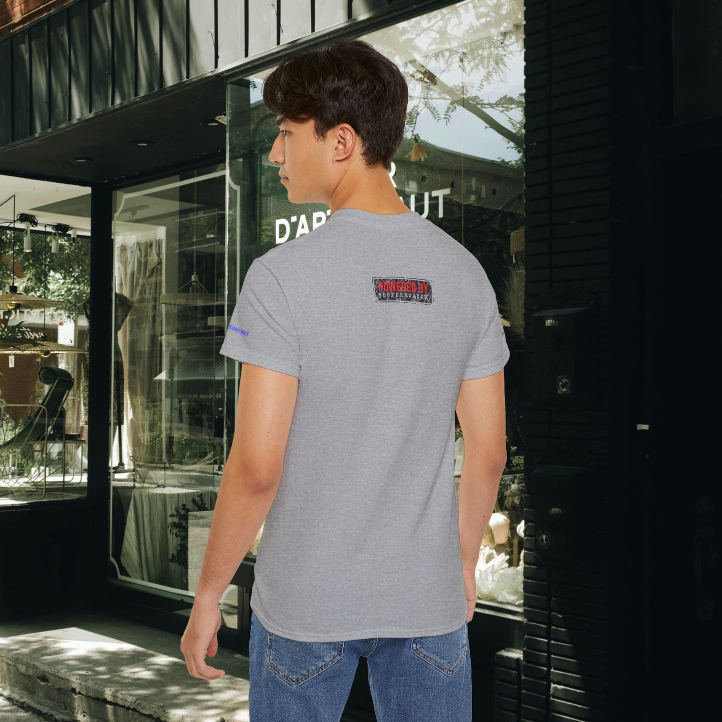 Unisex Ultra Cotton Tee_ Classic Comfort Unleashed_ N2 Series USUCTEE PT2WW004_ Limited Edition Maximum Comfort & Style by WesternWaves: