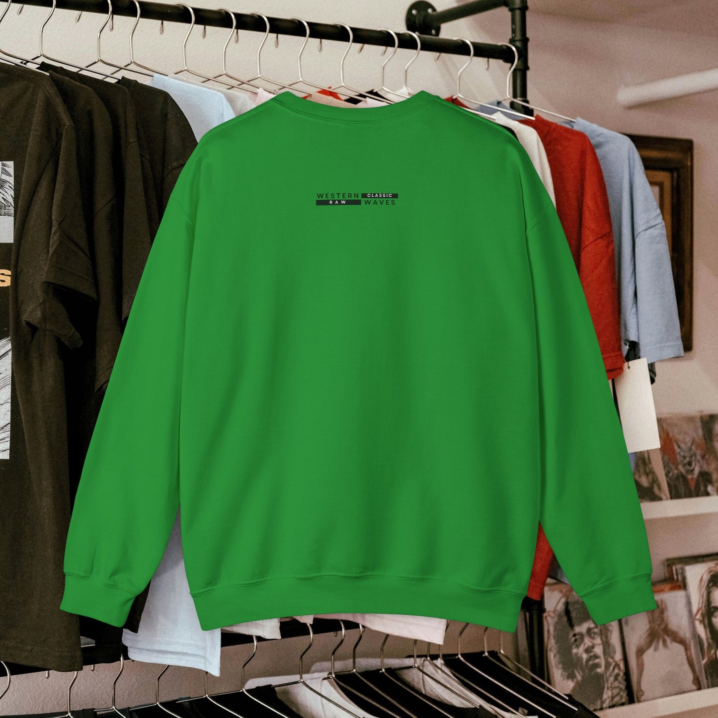 Unisex Heavy Blend™ Crewneck Sweatshirt_ N2 Series UHBCSS PT2WW007_ Limited Edition Pure Luxury for Every Occasion by WesternWaves: