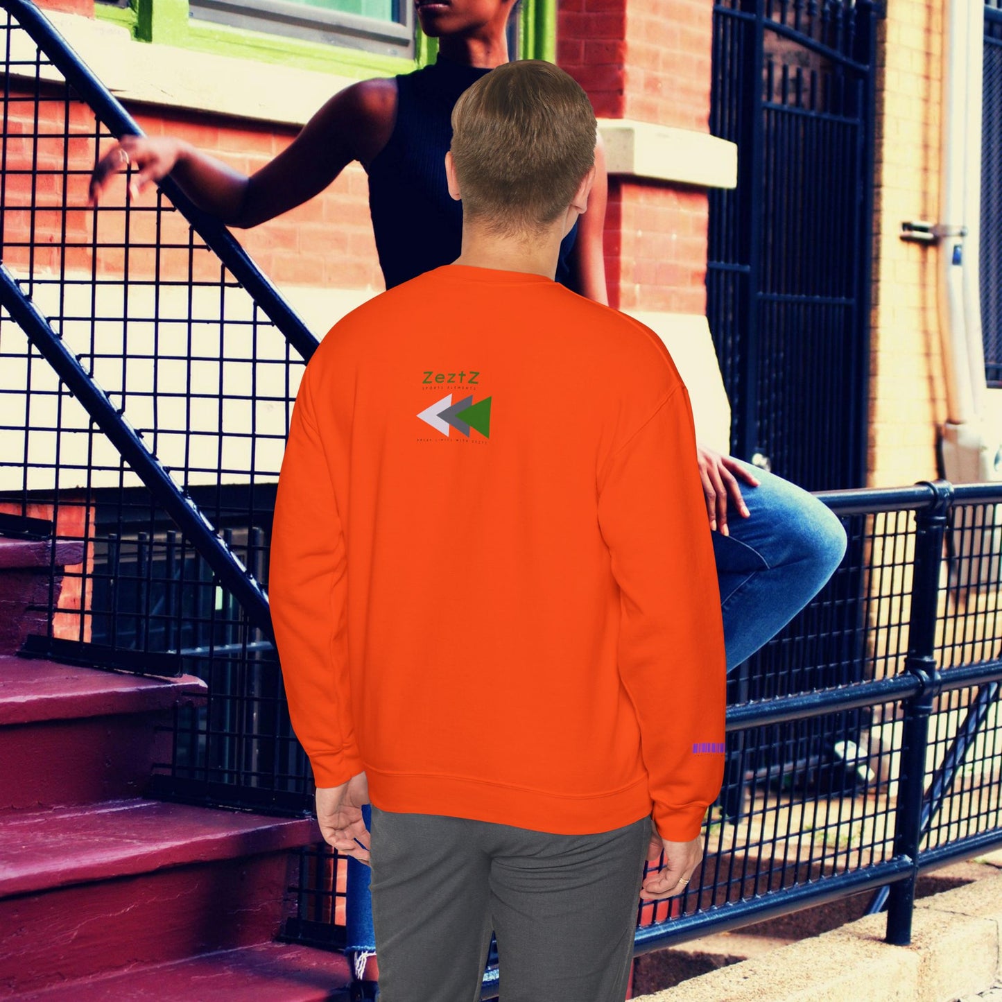 Unisex Heavy Blend™ Crewneck Sweatshirt_ N2+ Sports Series UHBCSS PT2WW008_ Limited Edition ‘Zeztz’ Brand Sports Elements by WesternWaves: