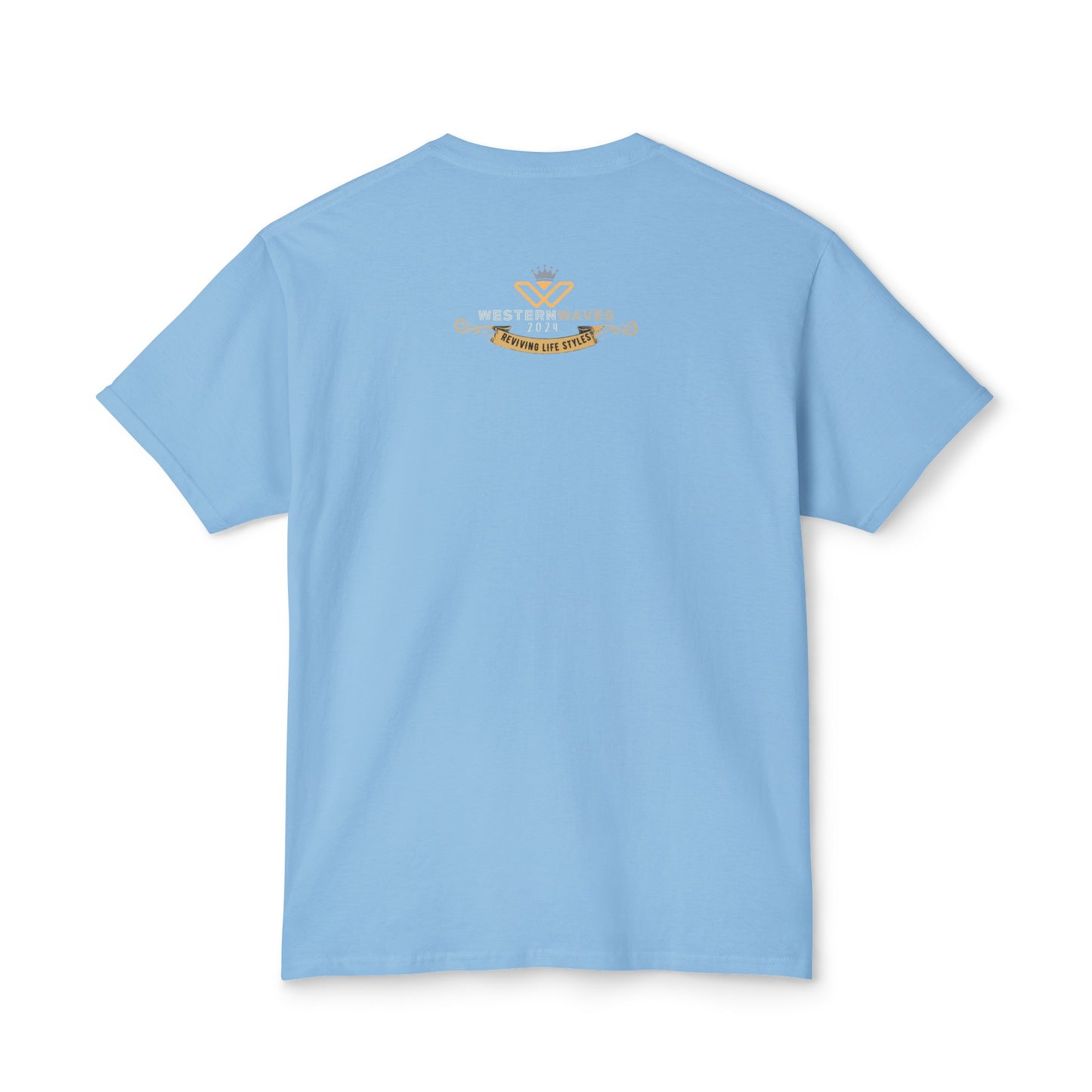 Unisex HD Cotton™ T-shirt_ N+ Series USHDCTS PT2WW002_ Limited Edition Unisex HD Cotton™ T-shirt by WesternWaves