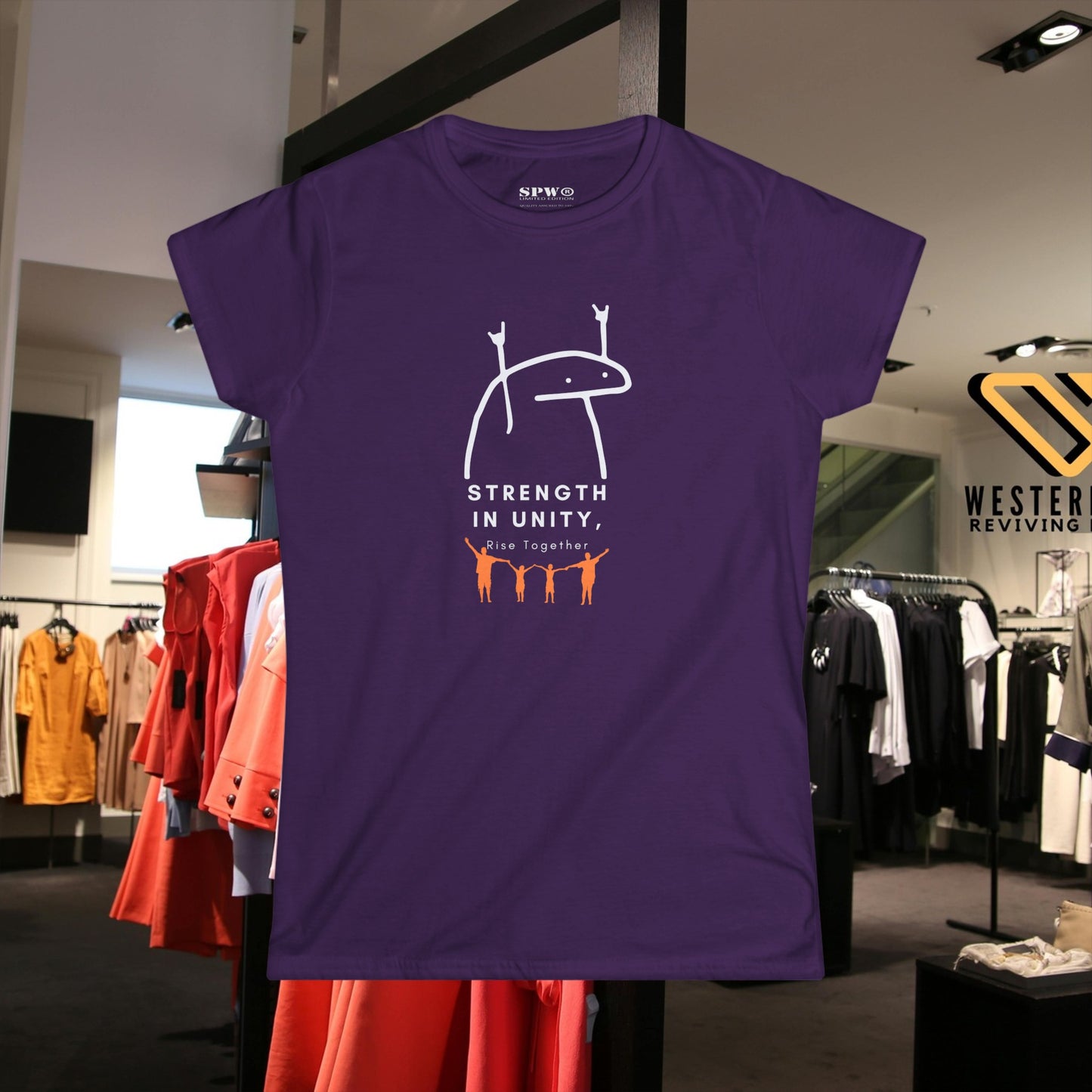 Women's Softstyle Tee_ for Effortless Chic_ N+ Series WSST PT2WW004_ Limited Edition by WesternWaves: