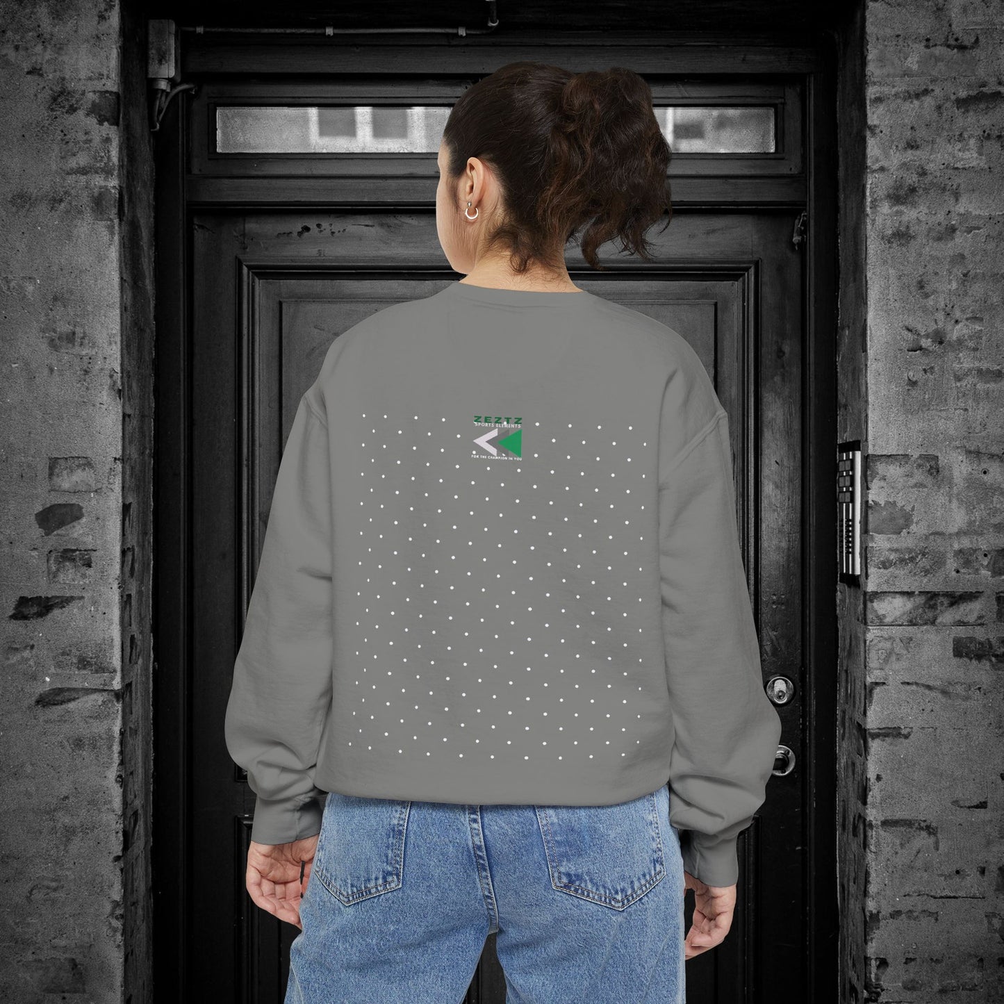 Unisex Garment-Dyed Sweatshirt_ N2 Series USGDSS PT2WW001_ Limited Edition Masterpiece of ‘ZeztZ’ Sports Brand Luxury & Casual Comfort by WesternWaves: