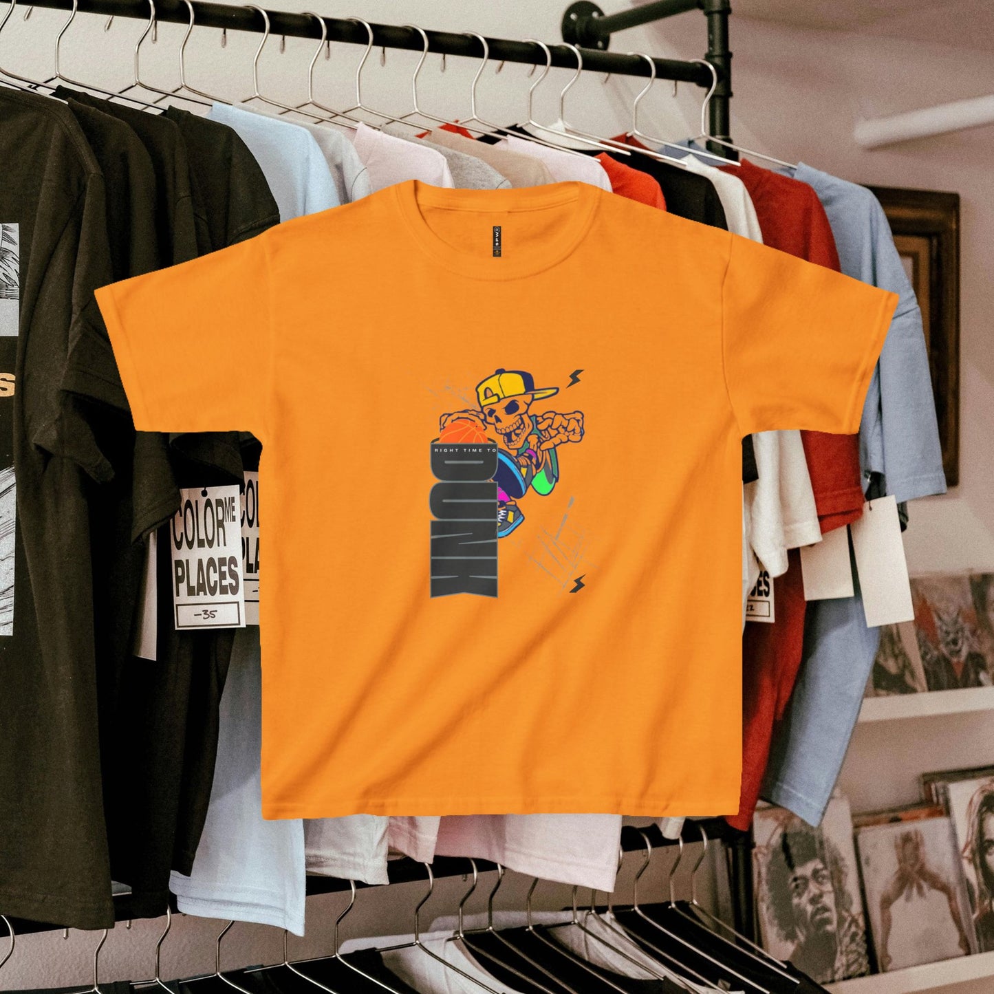 Kids Heavy Cotton™ Tee_ N2+ Series KHCT PT2WW008_ Limited Edition Durable Comfort for Every Adventure by WesternWaves: