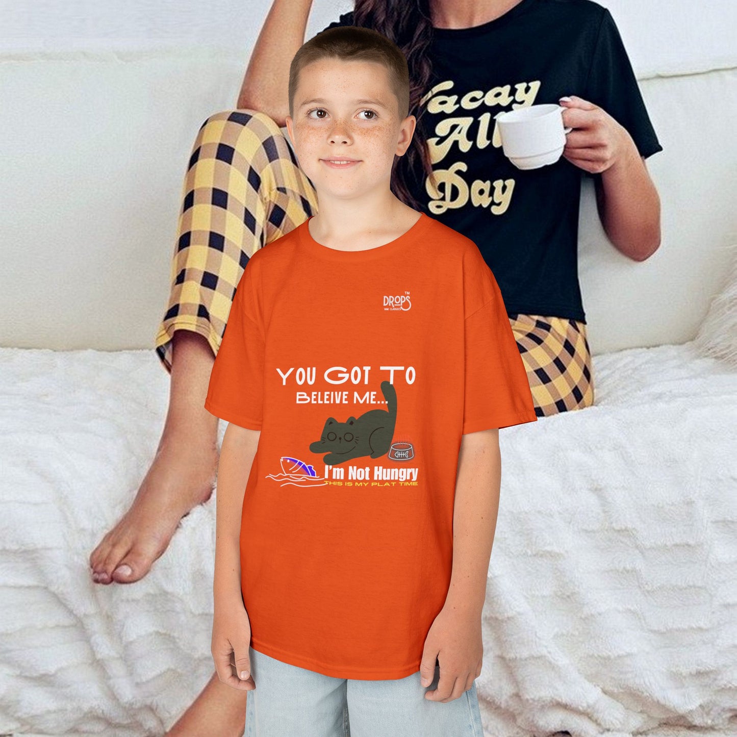 Kids Heavy Cotton™ Tee_ N2 Series KHCT PT2WW0011_ Limited Edition Durable Comfort for Every Adventure by WesternWaves: