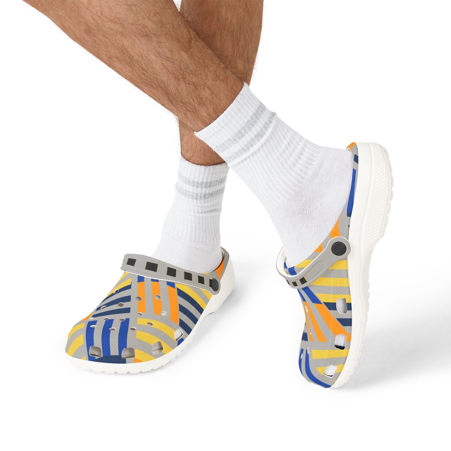 EVA Foam Clogs (AOP)_ N Series EVAFC(AOP) PT2WW001_ Limited Edition Cloud Comfort with Charms by WesternWaves: