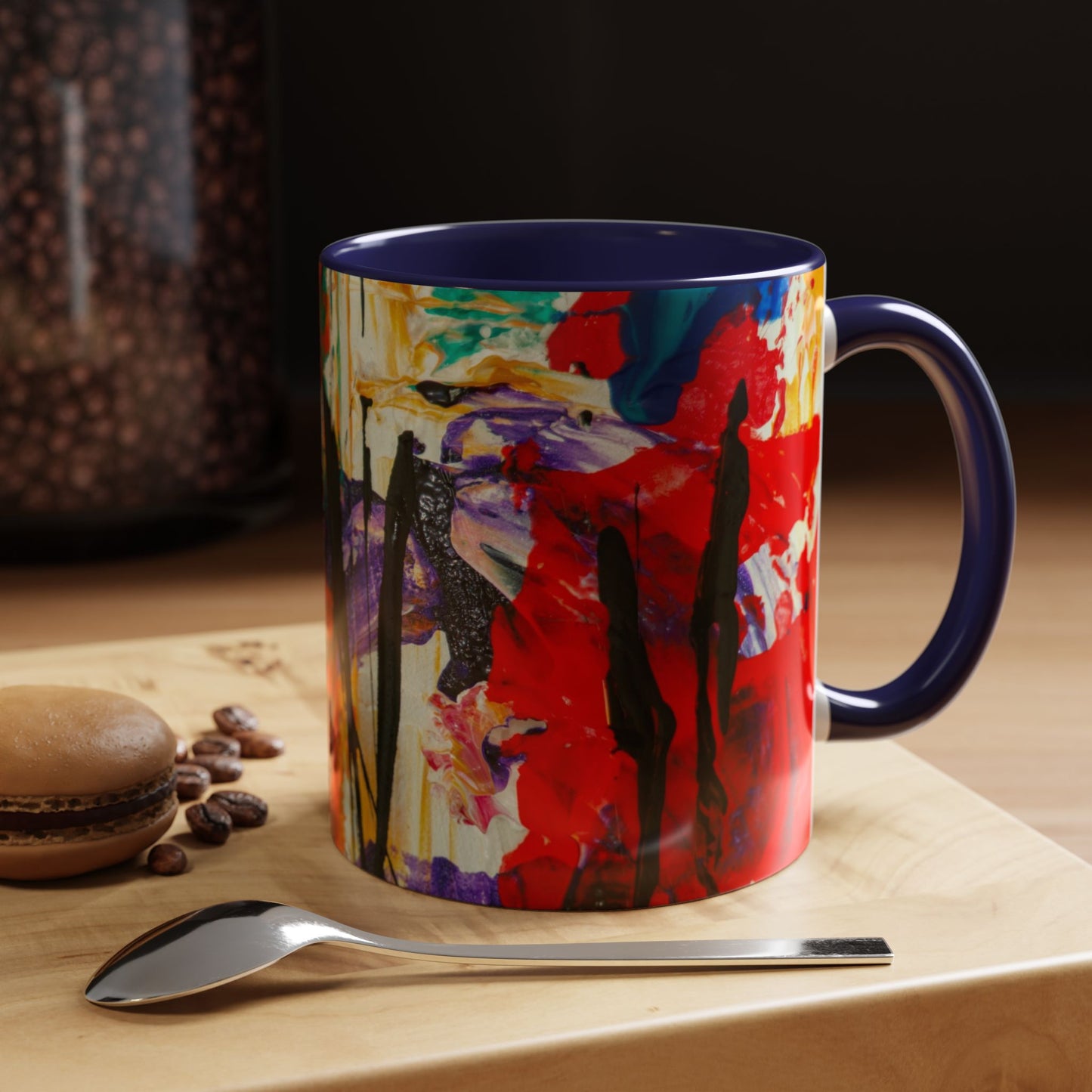 Accent Coffee Mug (11, 15oz)_ N2+ Series ACMUG PT2WW002_ Limited Edition Mug by WesternWaves: