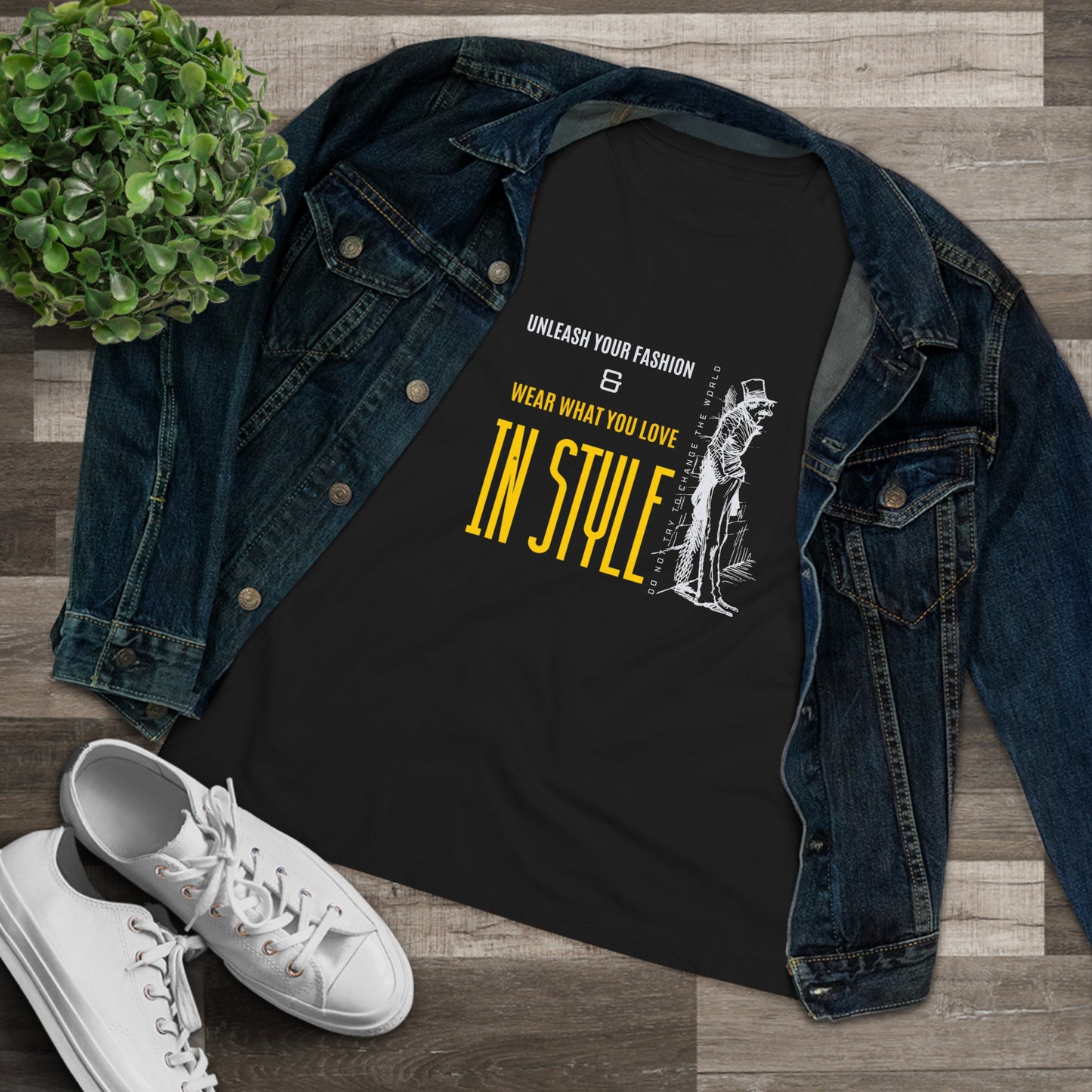 Women's Cotton Tee_ N2+ Series WCTEE PT2WW002_ Cozy Comfort Limited Edition by WesternWaves: