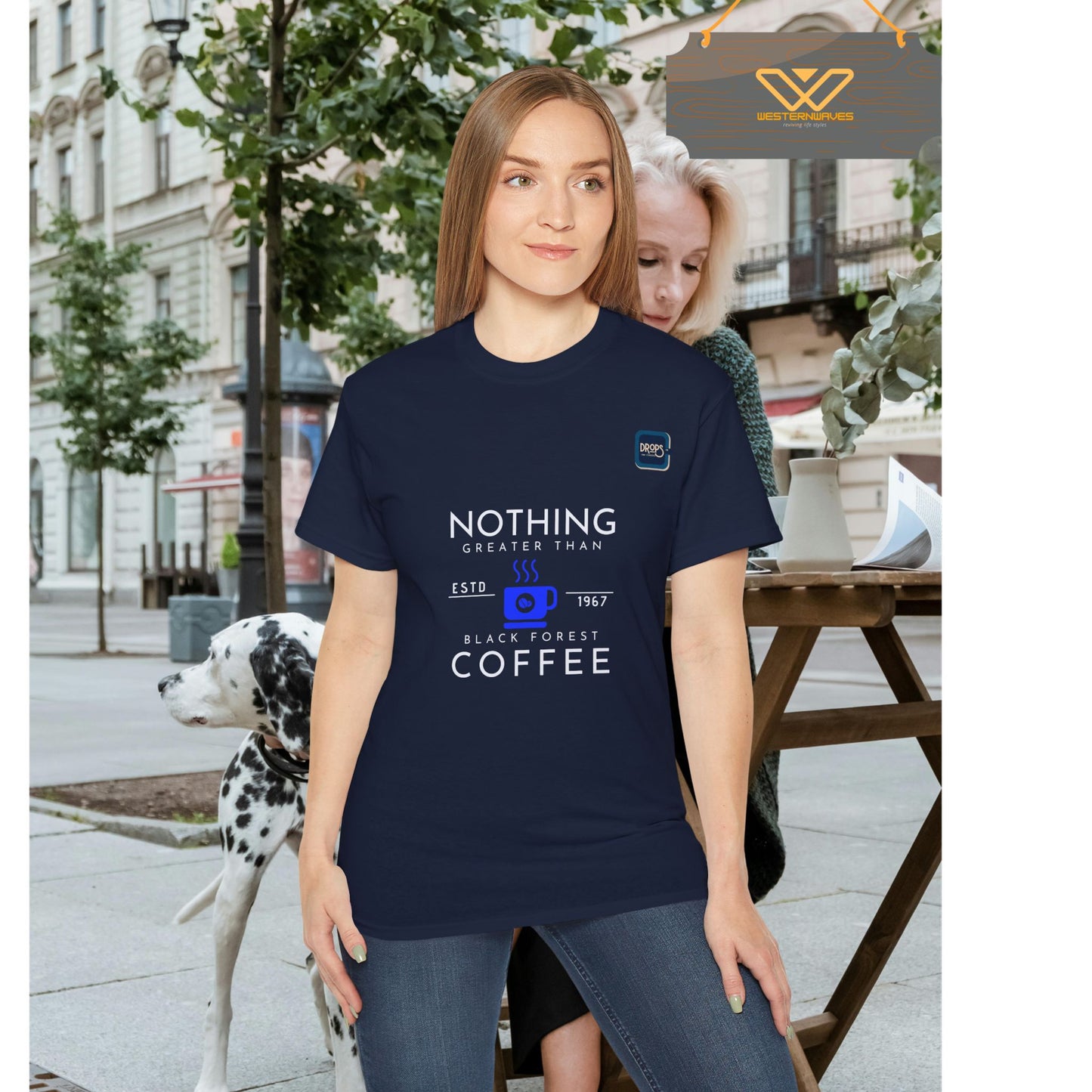 Unisex Ultra Cotton Tee_ Classic Comfort Unleashed_ N2+ Series USUCTEE PT2WW006_ Limited Edition Maximum Comfort & Style by WesternWaves: