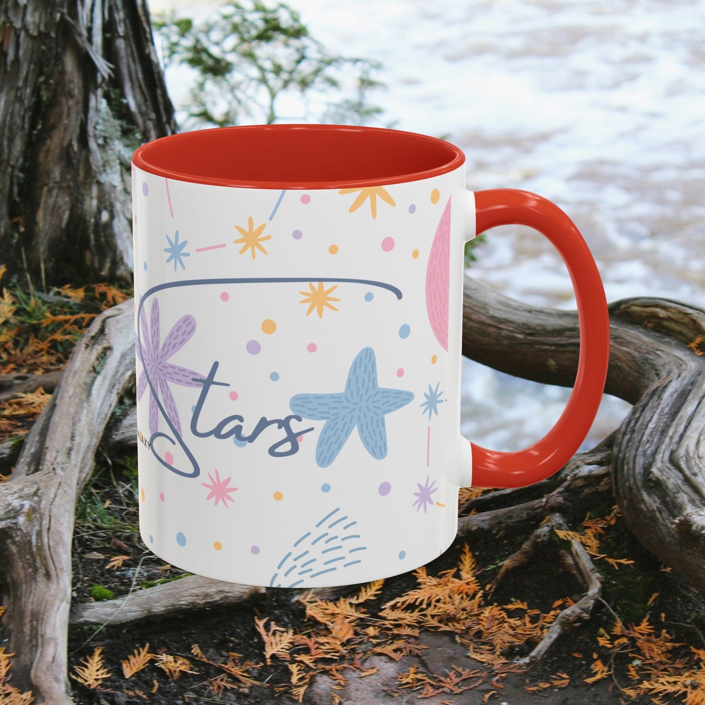 Accent Coffee Mug (11, 15oz) _ N3+ Series ACMUG PT2WW007_ Limited Edition Blend Style & Functionality by WesternWaves: