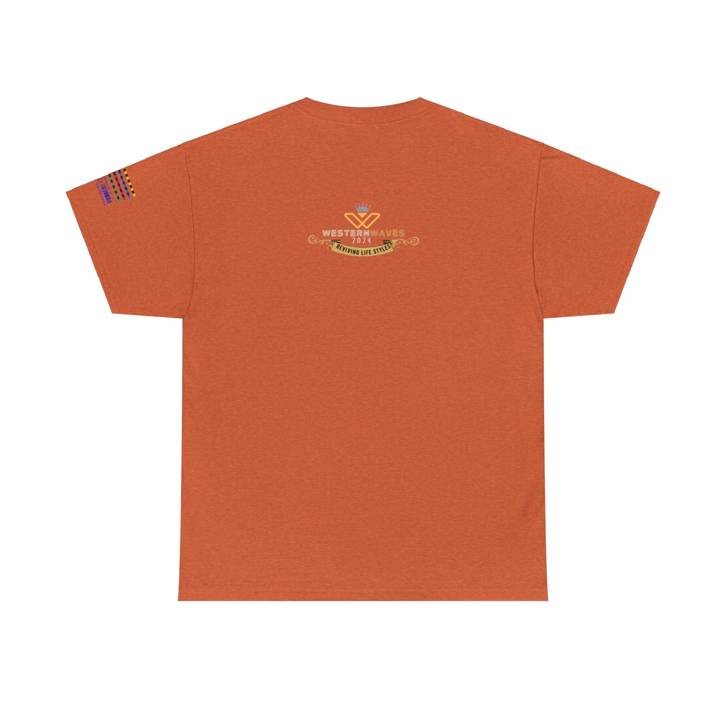 Unisex Heavy Cotton Tee_ Crafted from premium 100% cotton_ N+ Series UHCT PT2WV003_ Limited Edition by WesternWaves: