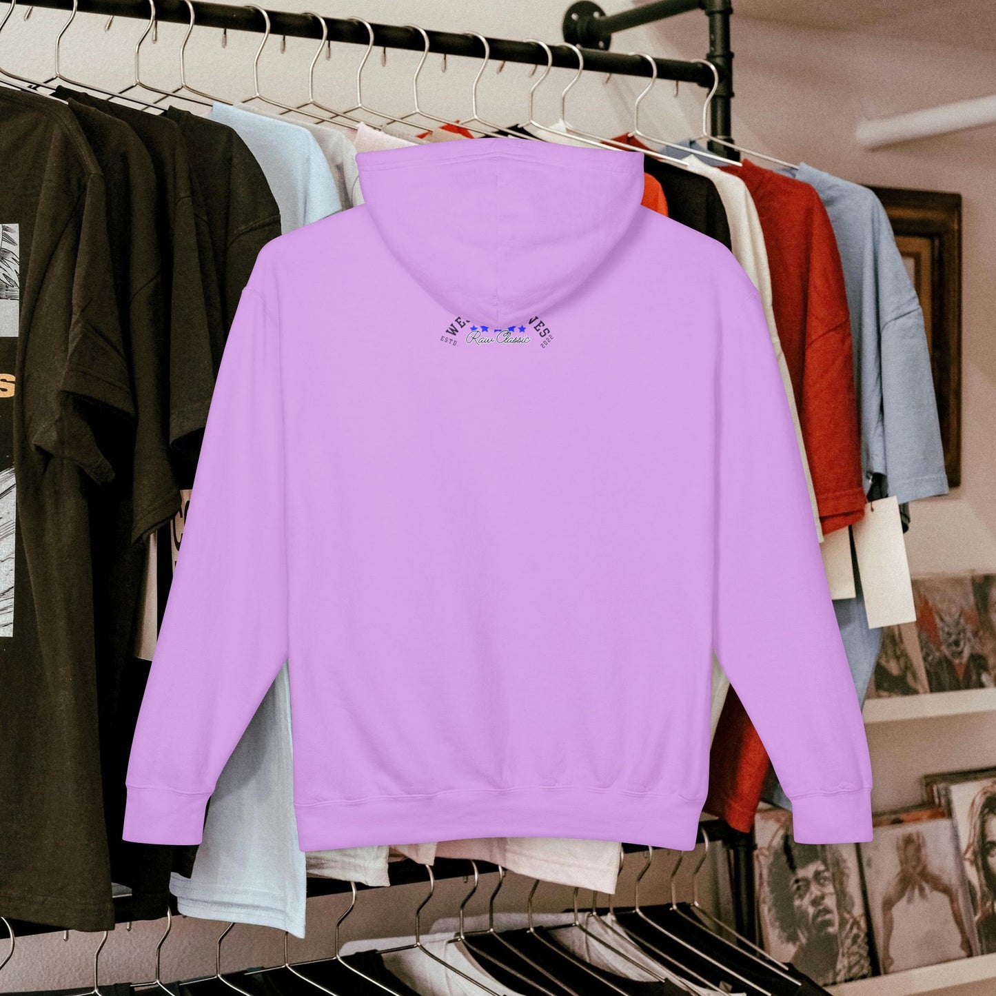 Unisex Lightweight Hooded Sweatshirt – N2* Series USLWHSS PT2WW027_ Limited Edition Crafted Comfort by WesternWaves:
