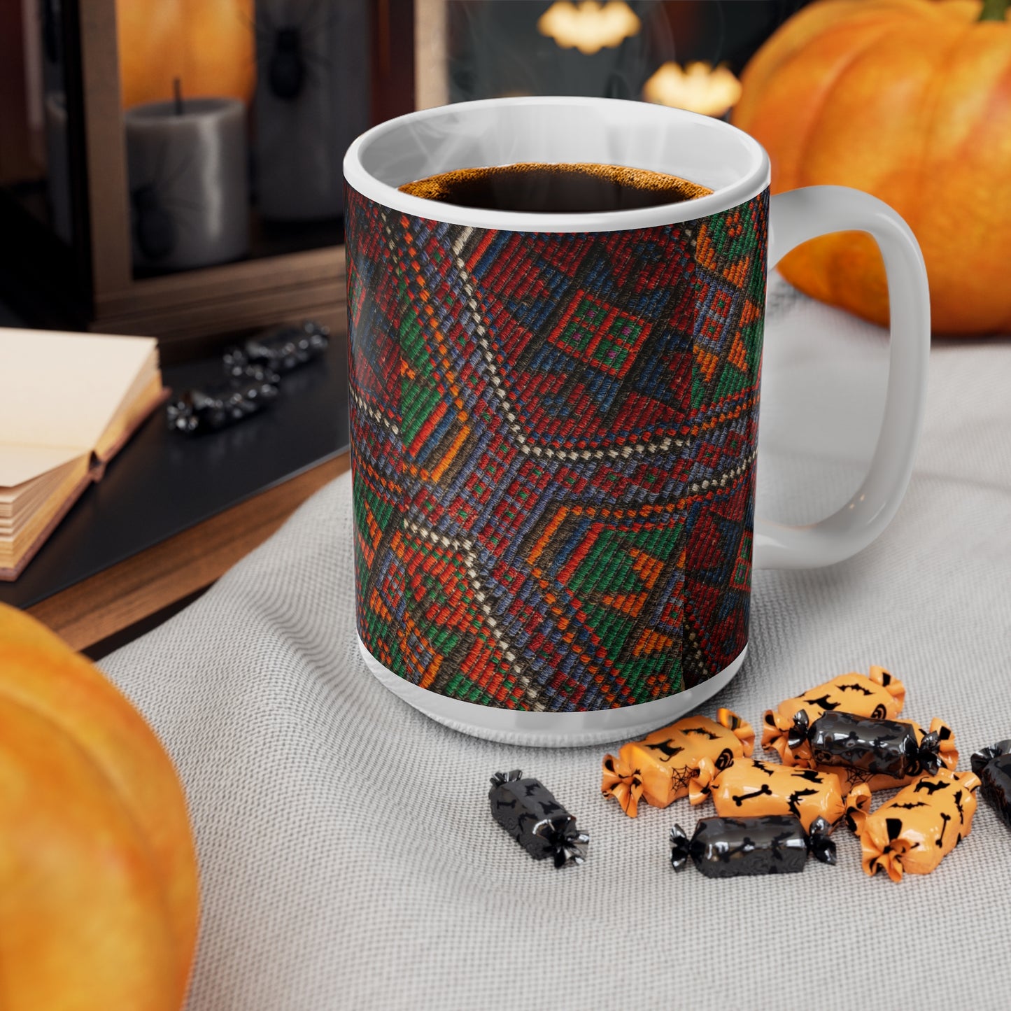 Ceramic Coffee Mug 11oz & 15oz_ N7+ Series CCMUG11&15OZ_ Limited Edition Colourful Ceramic Mug for Home & Office by WesternWaves: