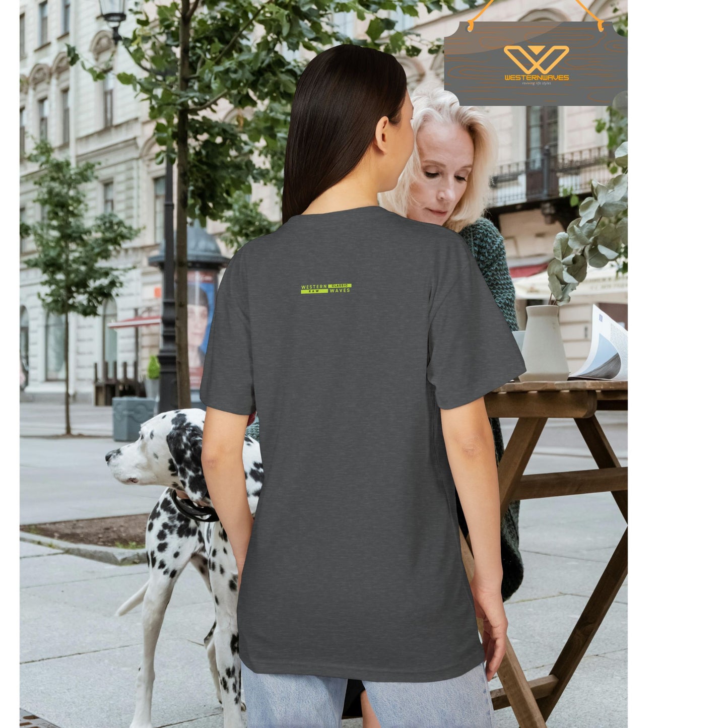 Unisex Sueded T-Shirt_ N8* Series USSTSHIRT_ Limited Edition Casual Elegance by WesternWaves:
